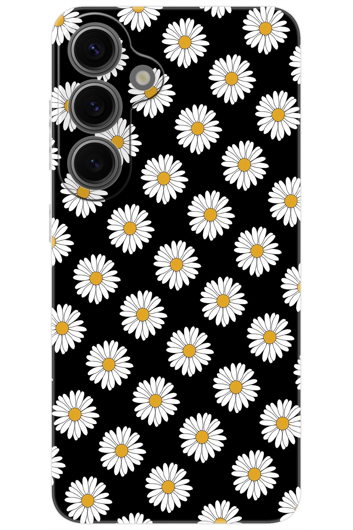 Ceppare Samsung Galaxy S24 PLUS (SM-S926B) Uyumlu Kılıf Desenli Silikon Papatya Serisi STK:634 CP-4M00Tml