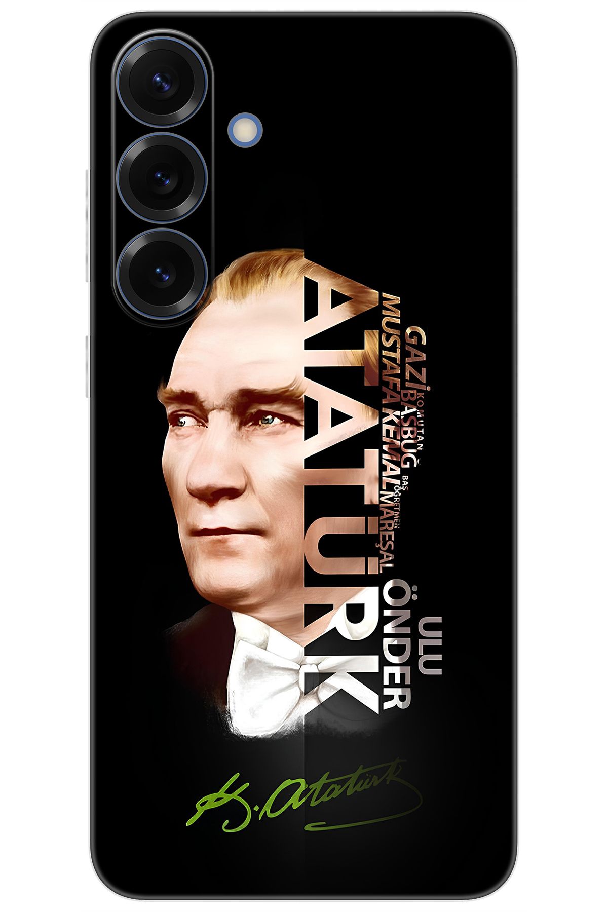 Ceppare Samsung Galaxy S25 PLUS (SM-S936B) Uyumlu Kılıf Desen Baskılı Silikon Atatürk STK:681 CP-3FXE46m