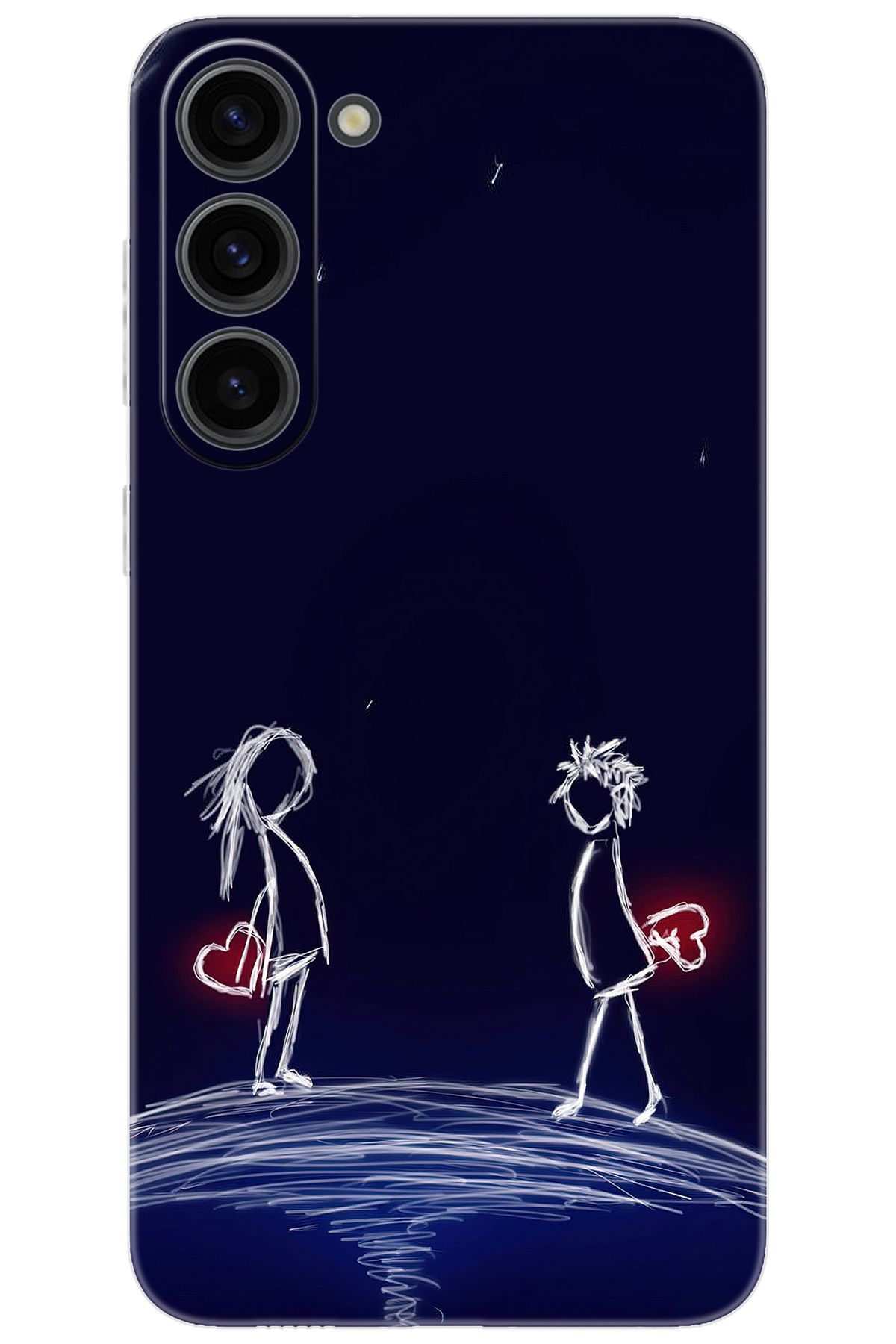Ceppare Samsung Galaxy S23 PLUS (SM-S916B) Uyumlu Kılıf Desen Baskılı Silikon Aşk Tasarım STK:306 CP-diTdrc8