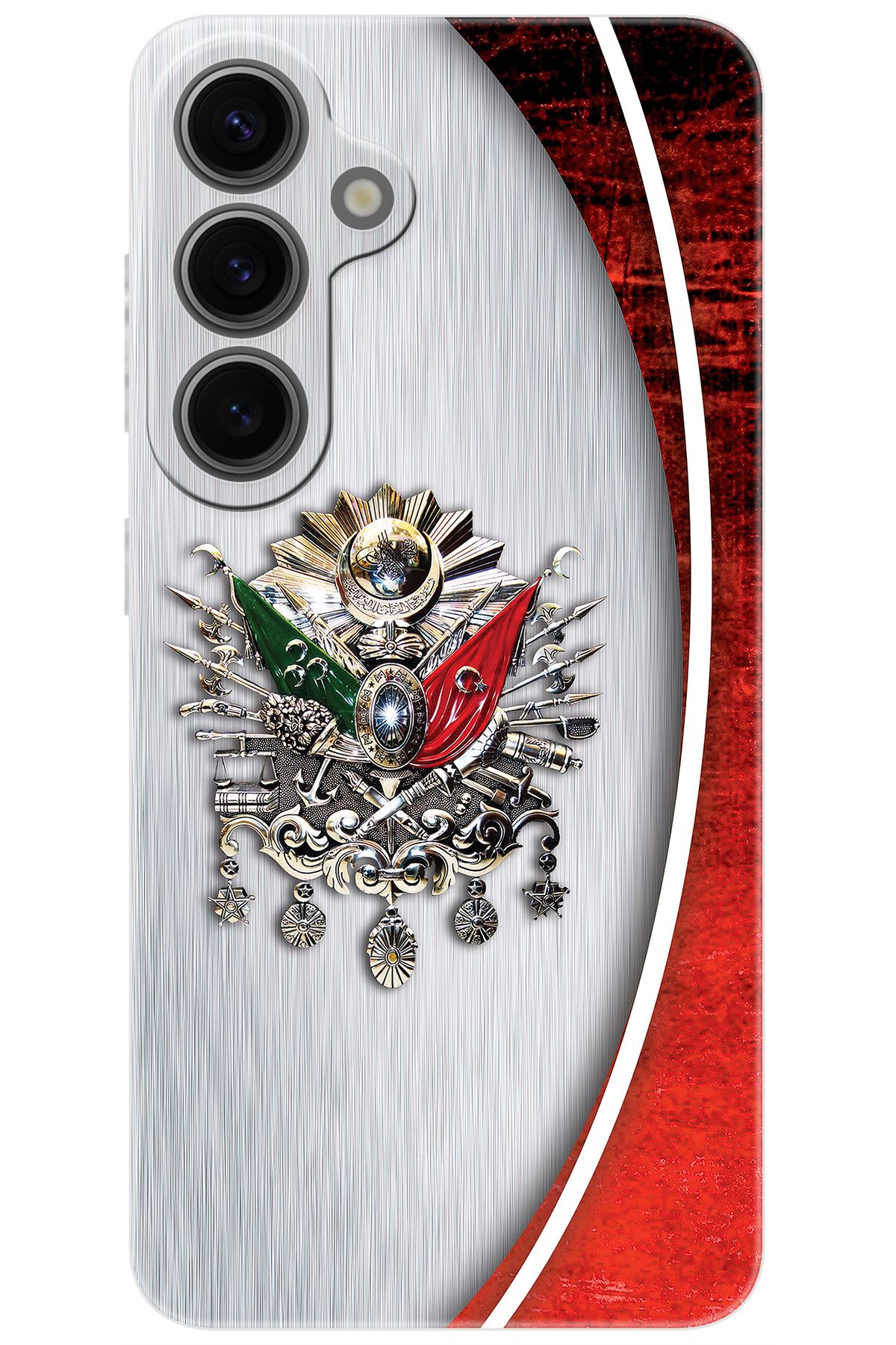 Ceppare Samsung Galaxy S24 PLUS (SM-S926B) Uyumlu Kılıf Silikon Osmanlı Tuğra Tasarım STK:408 CP-fCPIUXk