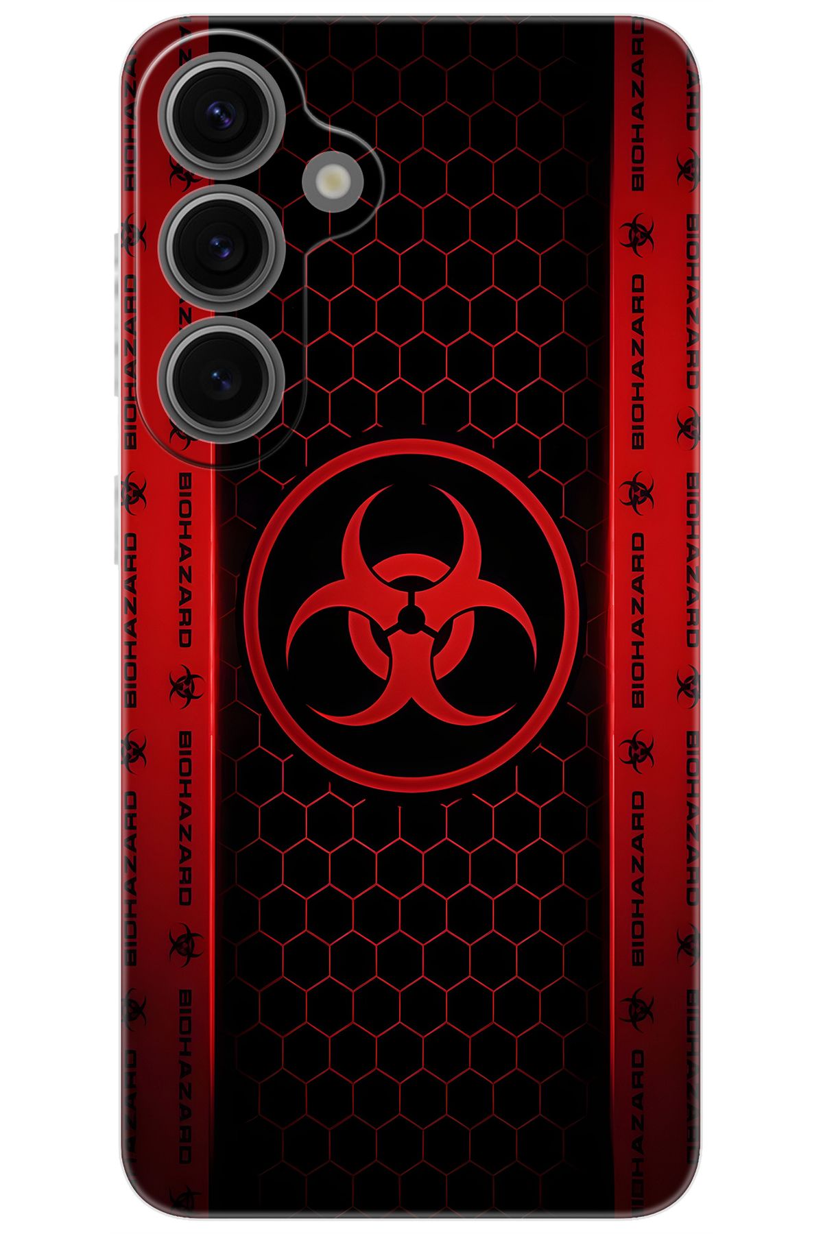 Ceppare Samsung Galaxy S24 PLUS (SM-S926B) Uyumlu Kılıf Desen Baskılı Silikon Biohazard STK:754 CP-pIn7BwJ
