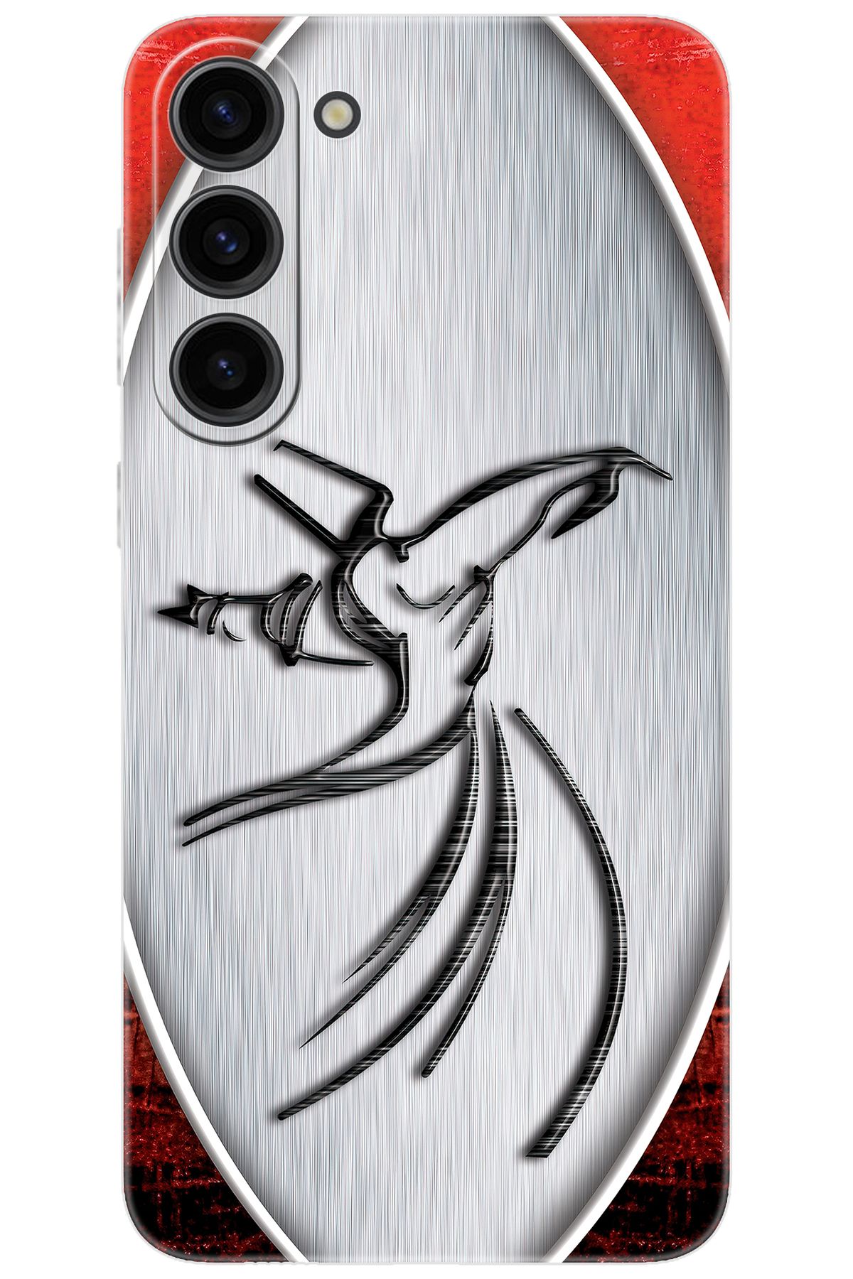 Ceppare Samsung Galaxy S23 PLUS (SM-S916B) Uyumlu Kılıf Desenli Silikon Semazen Tasarım STK:443 CP-8RY5aoX