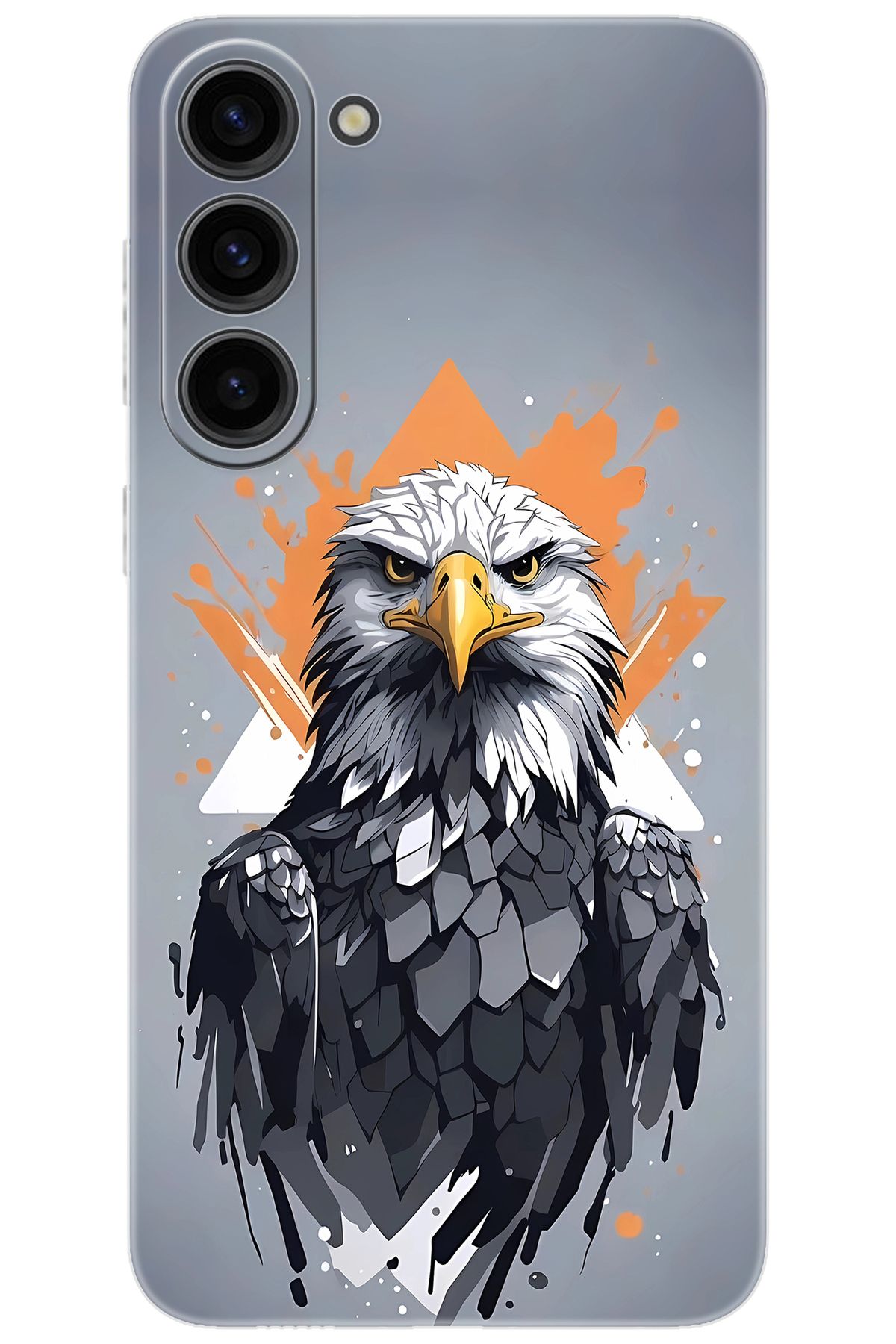 Ceppare Samsung Galaxy S23 PLUS (SM-S916B) Uyumlu Kılıf Desen Baskılı Silikon Kartal STK:639 CP-wQaEssv