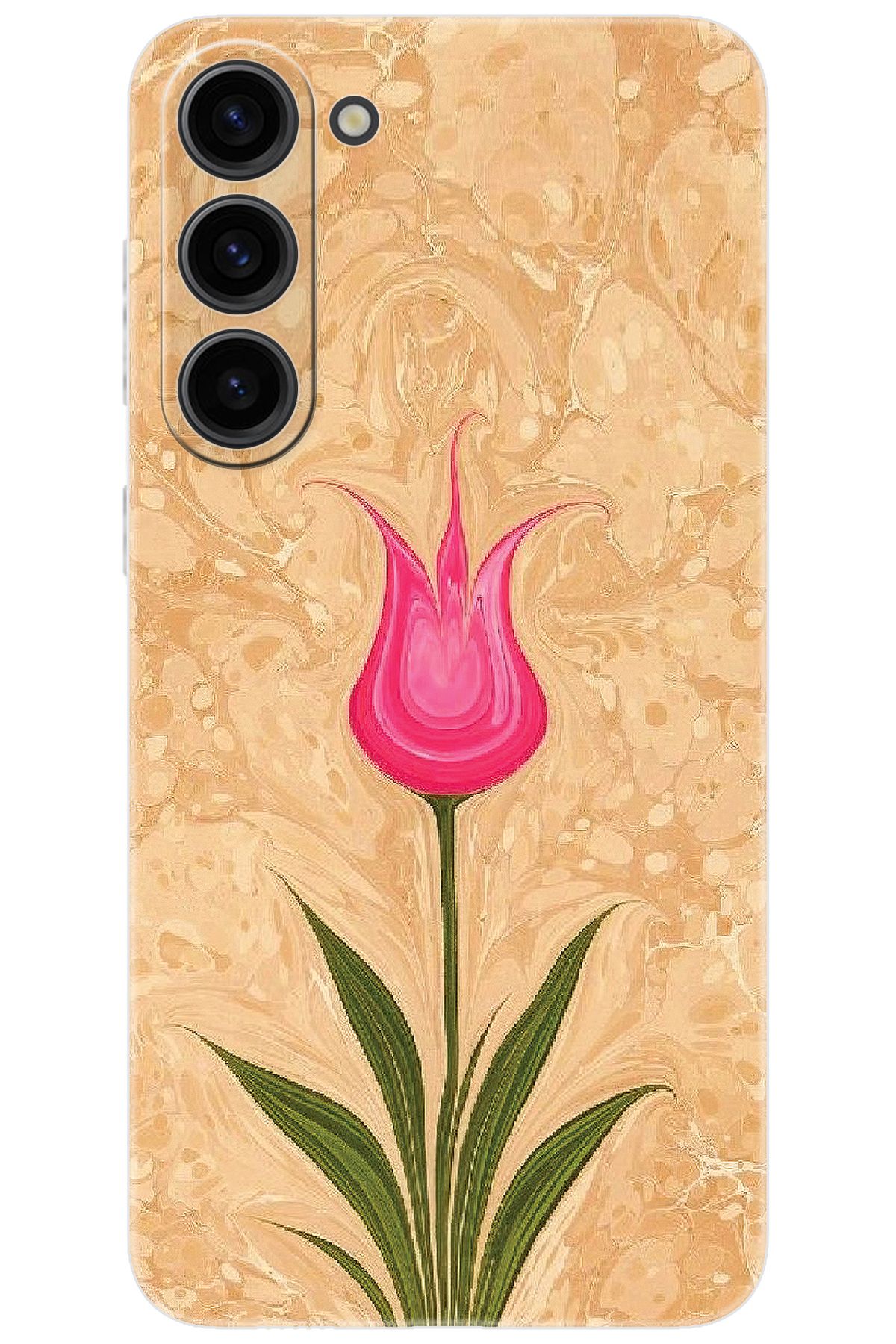Ceppare Samsung Galaxy S23 PLUS (SM-S916B) Uyumlu Kılıf Desen Baskı Silikon Lale Tasarım STK:544 CP-4VYAeEx