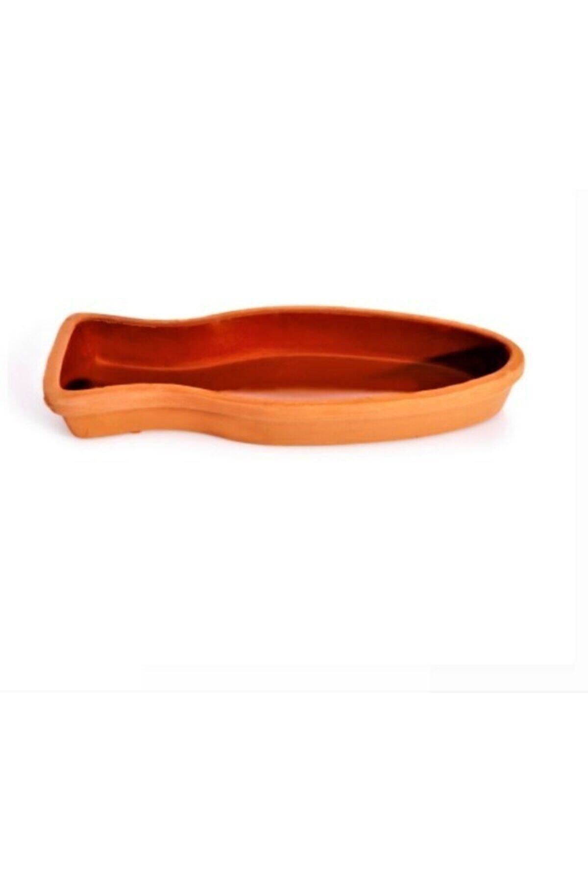 Anatolian Pottery Güveç Büyük Kayık Tava 2'li , 29 Cm
