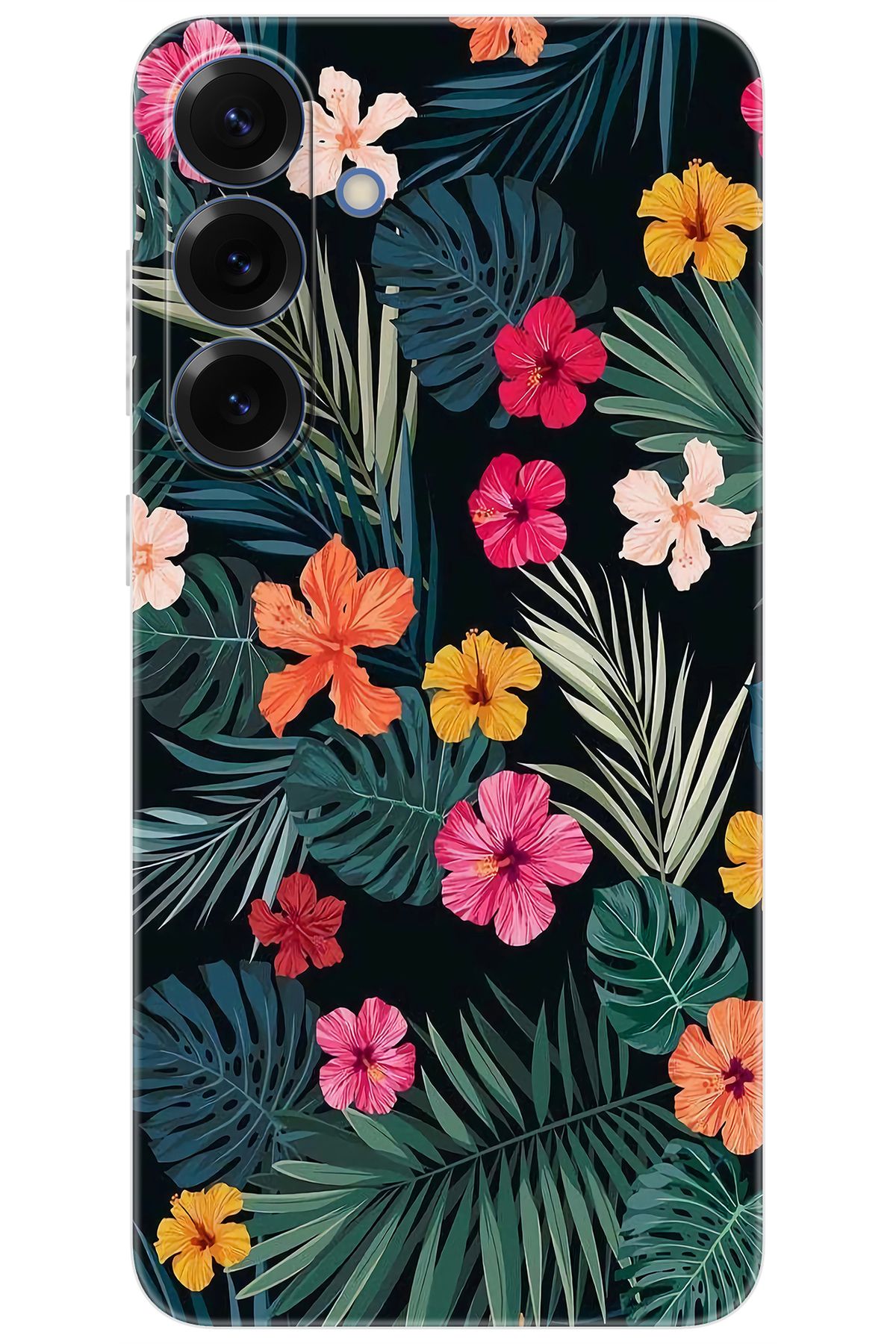 Ceppare Samsung Galaxy S25 PLUS (SM-S936B) Uyumlu Kılıf Desen Baskılı Silikon Çiçekler STK:632 CP-D03Zh3d