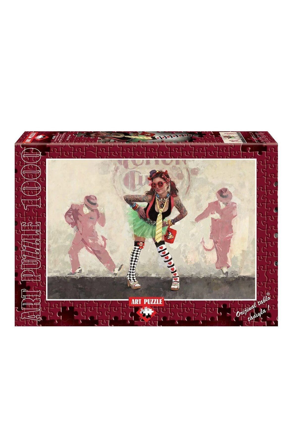 sinerjim 4355 ART puzzle 1000 parça/ŞEYTAN MI MELEK Mİ