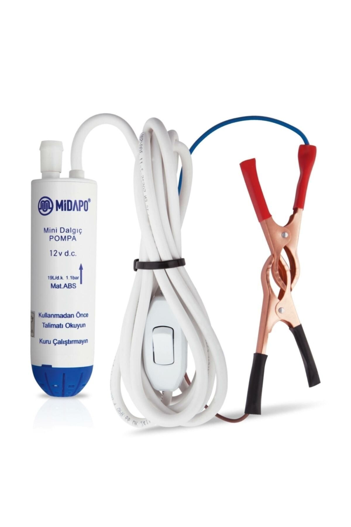 Midapo 12v Kucuk D.c Mini Dalgıc Pompa (akaryakıt-sıvı-mazot Aktarma Pompası Mini Dalgıcı)