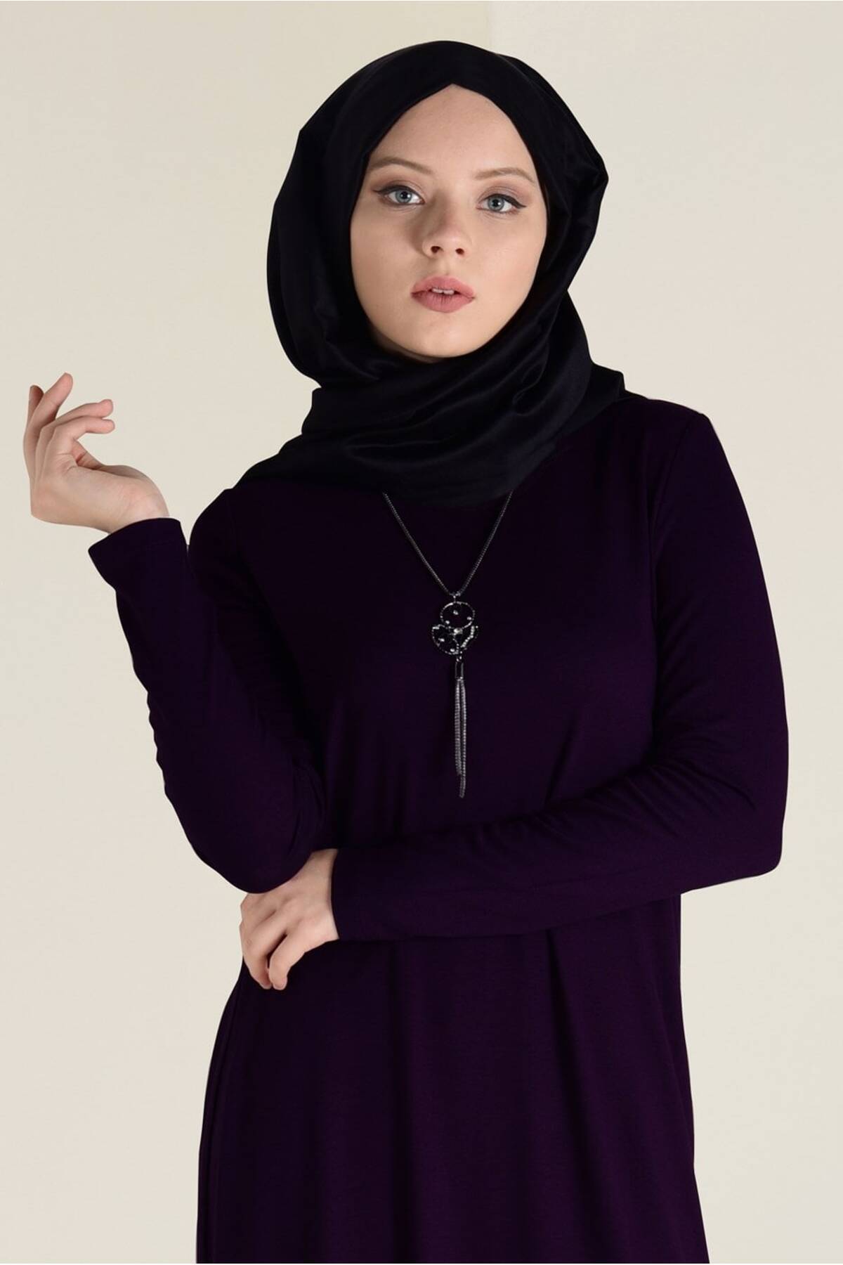 آلوینا تونیک بافتنی یقه گرد ۴۵۷۸ آلوینا تونیک بافتنی یقه گرد ۴۵۷۸