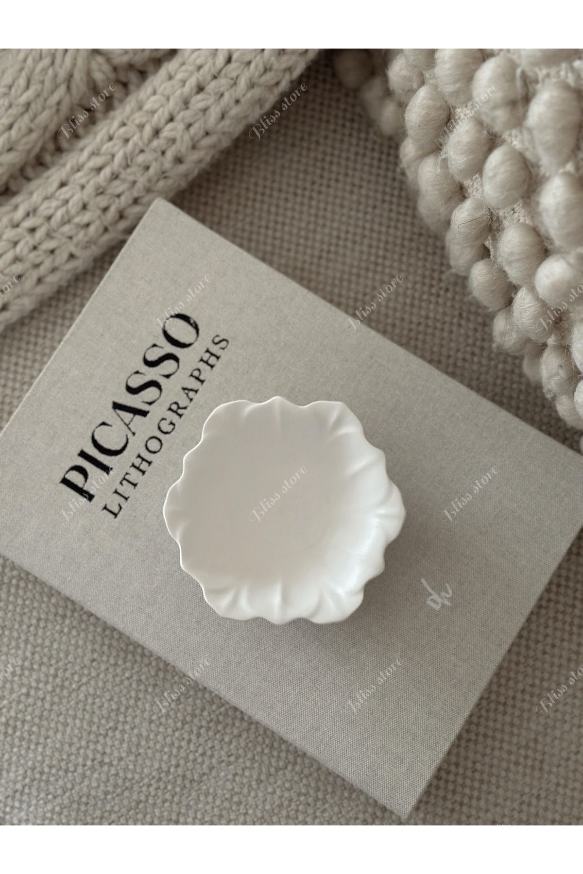 bliss store (Wax Vernik) Stoneware kase, Çiçek kase, hm muadil kase