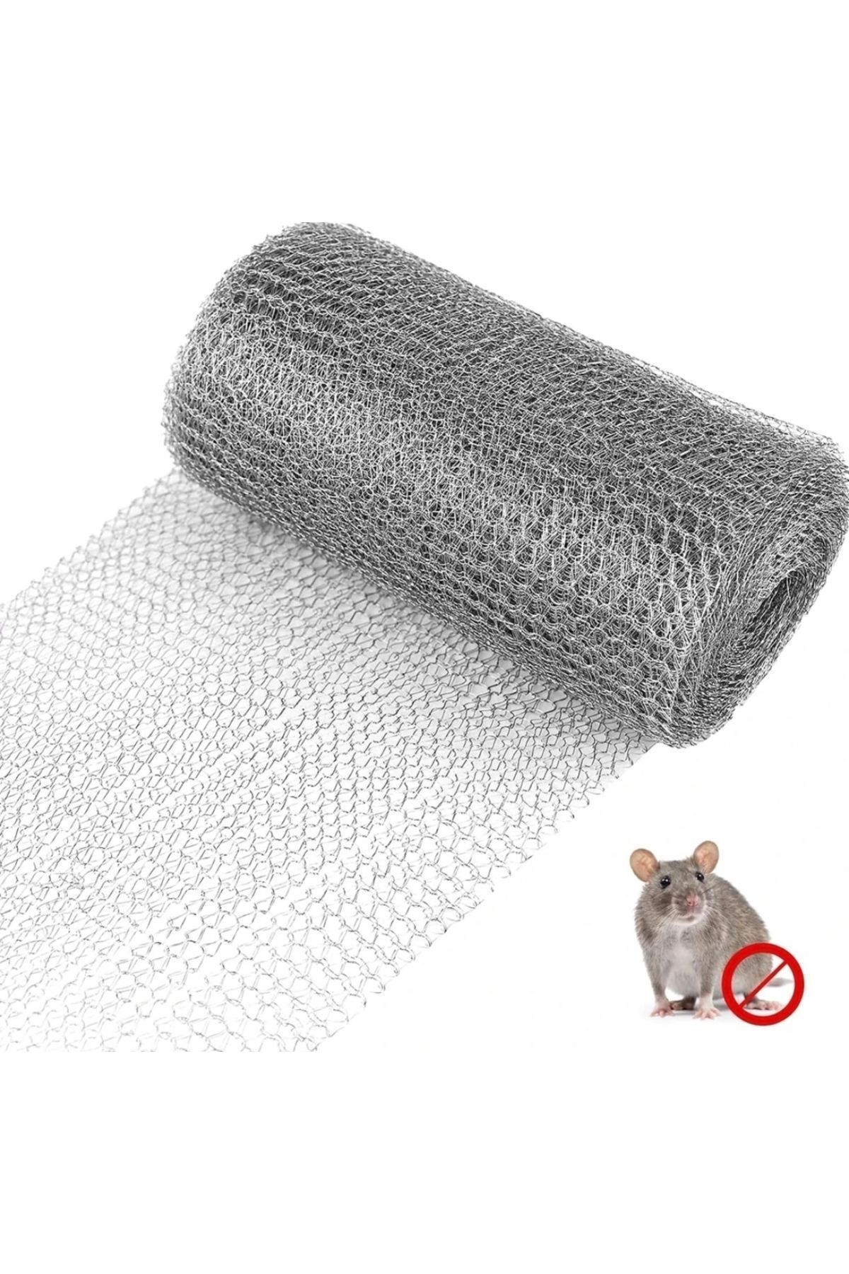 Murat Çok amaçlı Paslanmaz çelik örgü tel her türlü haşere ve sürüngene karşı %100 koruma. 12,7cm * 900cm