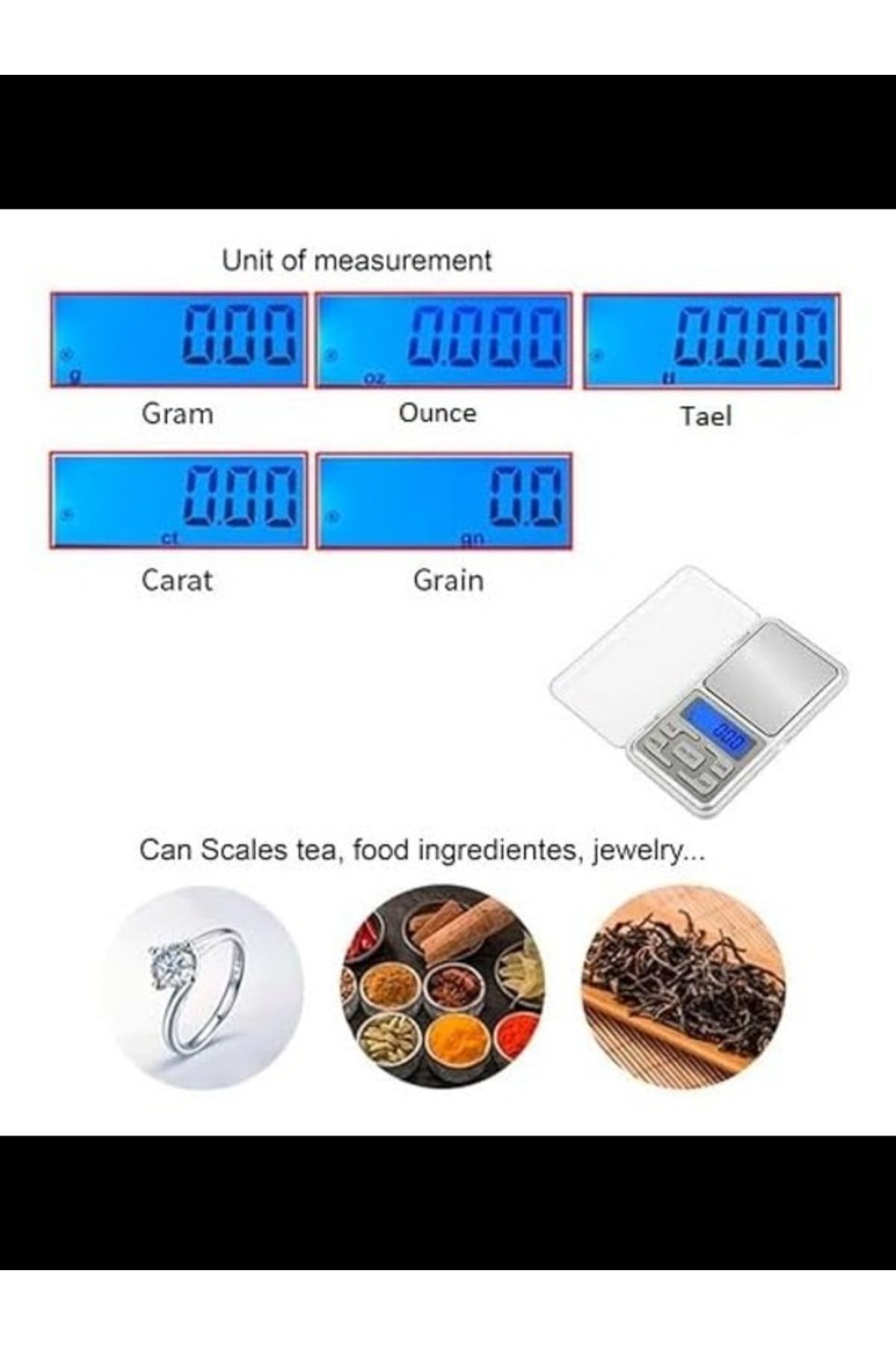 Other-Pocket Scale With Multiple Unit Conversion, Accuracy 0.01g Up To 200g, Protective Tray C 6