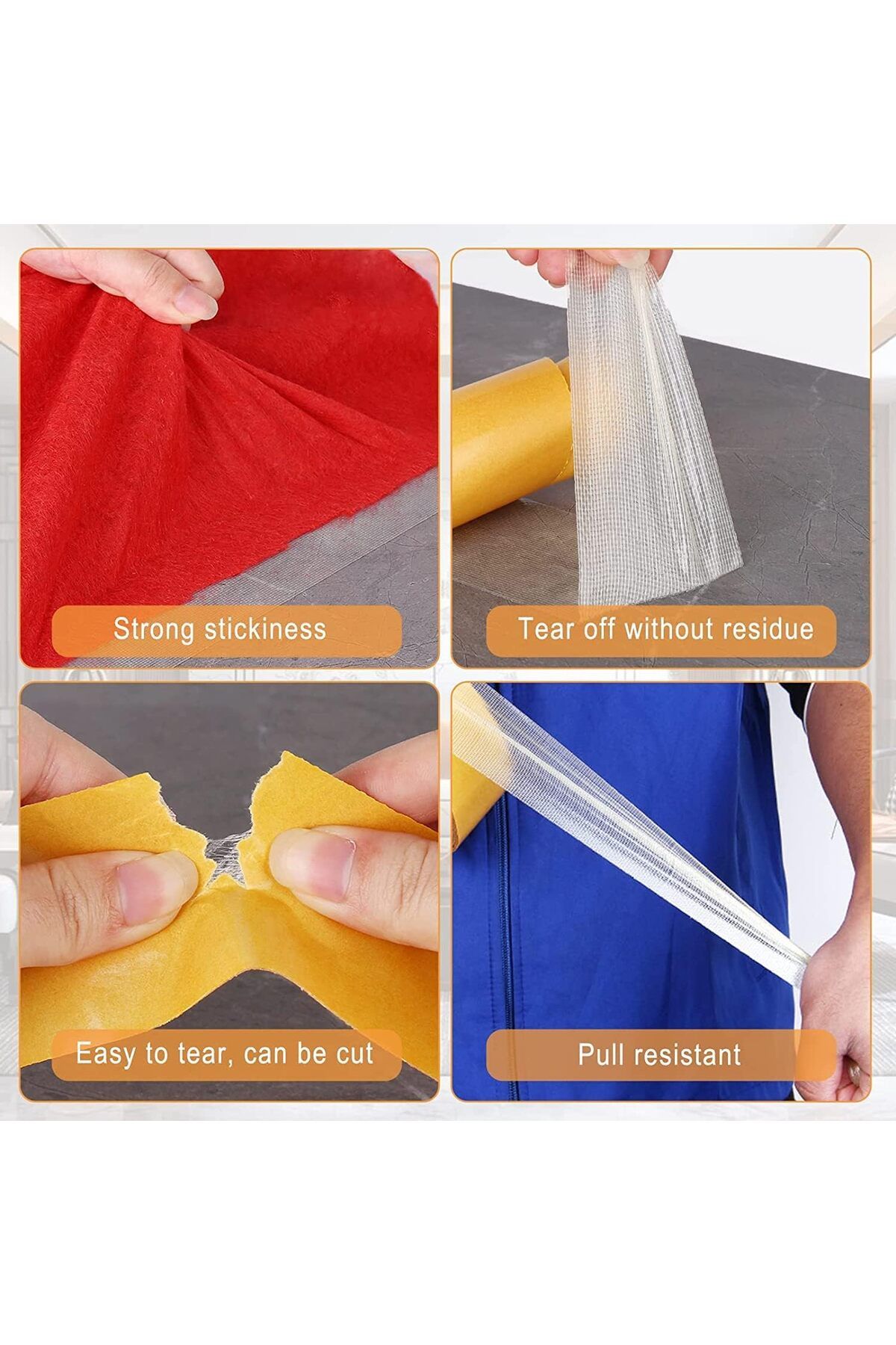 Generic-SYOSI Grippers for Mats on Carpet Carpet Grippers for Rugs on Top of Carpet Corner Rug Grippers for 5