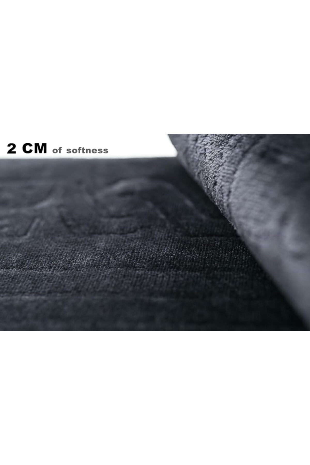 سجادة صلاة خميشة قابلة للطي مع دعم للظهر، كرسي أرضي محمول للتأمل، (أسود)