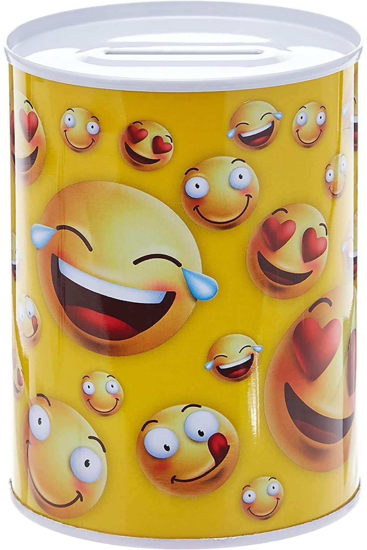 Generic-ECVV Coin Box, Bank Money Saving Jar Tin Box Containers 7.5 X 10.5 Cm, Assorted Design 2