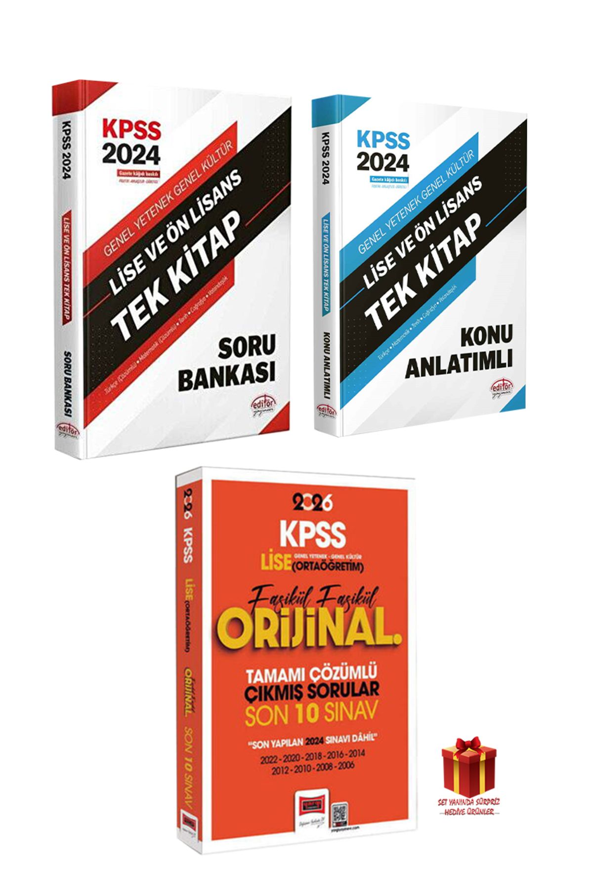 Yargı Yayınları KPSS Lise Ön Lisans Konu Anlatımı-Soru Bankası Tamamı ÇözümlüSon 10 Sınav