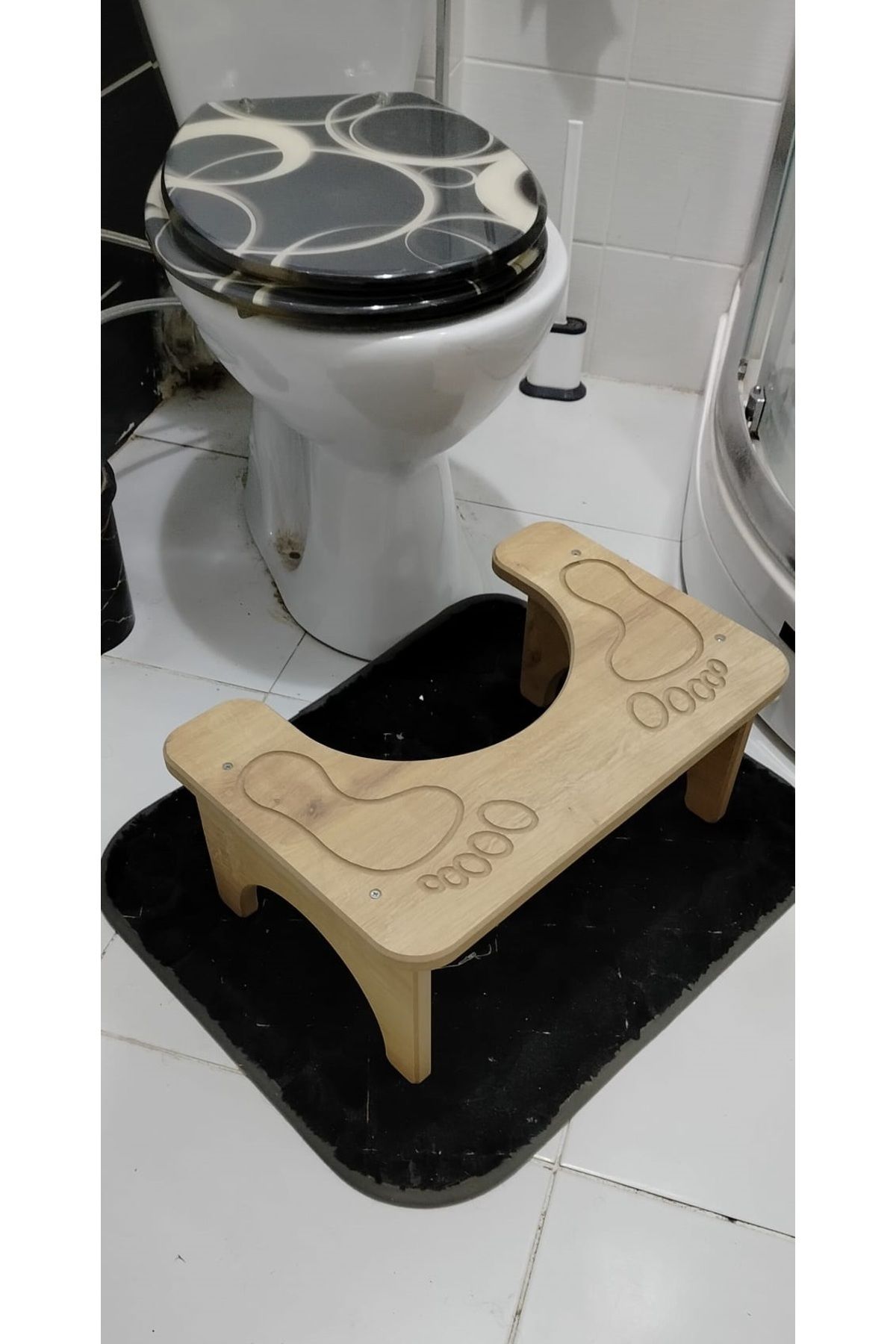 Vuslat Hediyelik Wc Çömelme Ayak Taburesi,(40X30CM)YÜKSEKLİK21 CMBasamak Taburesi, Tuvalet Taburesi, Klozet Ayaklığı