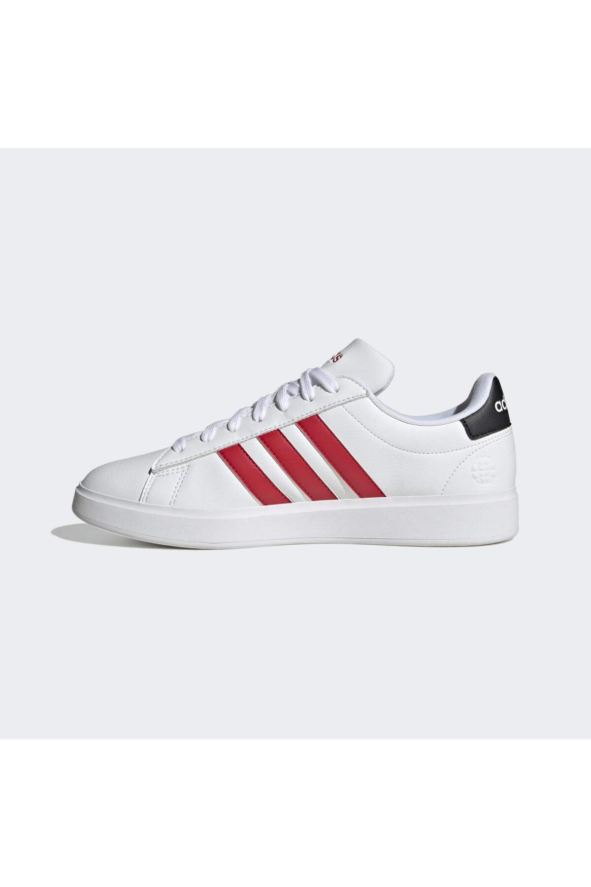 کفش دو و تمرین سفید مردانه زنانه Grand Courtfoam Comfort اورجینال adidas