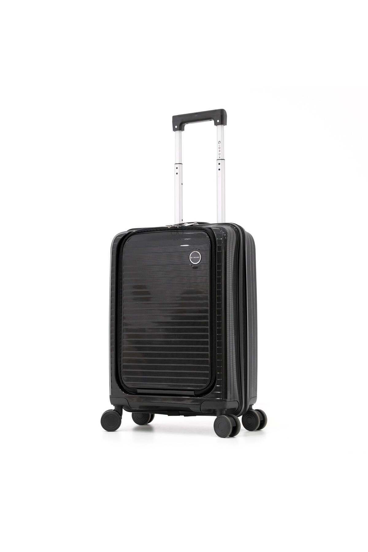 Giordano-Unbreakable Hardshell Pp Luggage Trolley Bag 20 Inch Cabin Size With Double Spinner Wheels, 1