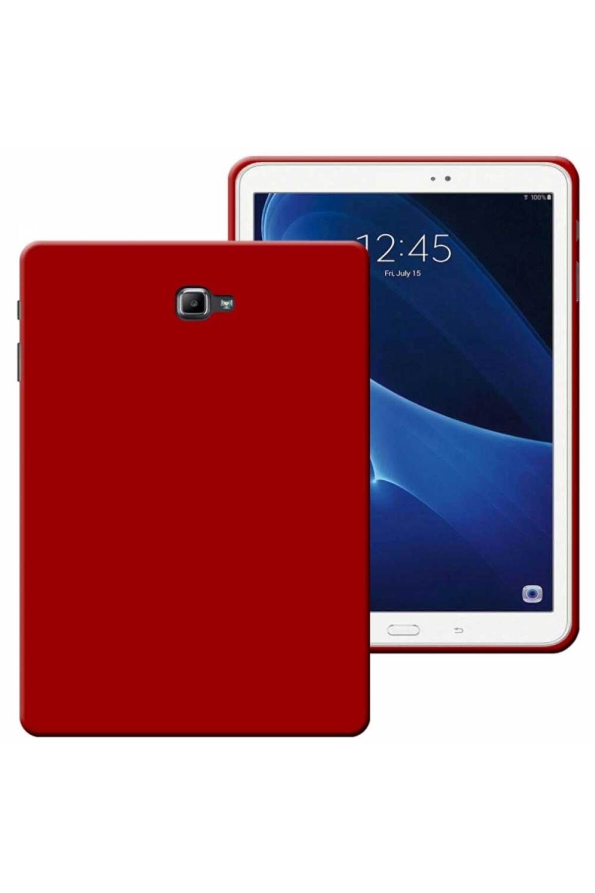 Tekamo Samsung Galaxy Tab A SM T580 Uyumlu Rubber Yıkanabilir Silikon Kılıf