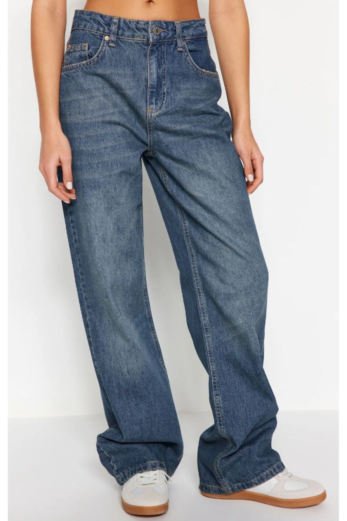 KARACAN COMPANY More Sustainable Soluk Efekt Vintage Yüksek Bel Wide Leg Jeans