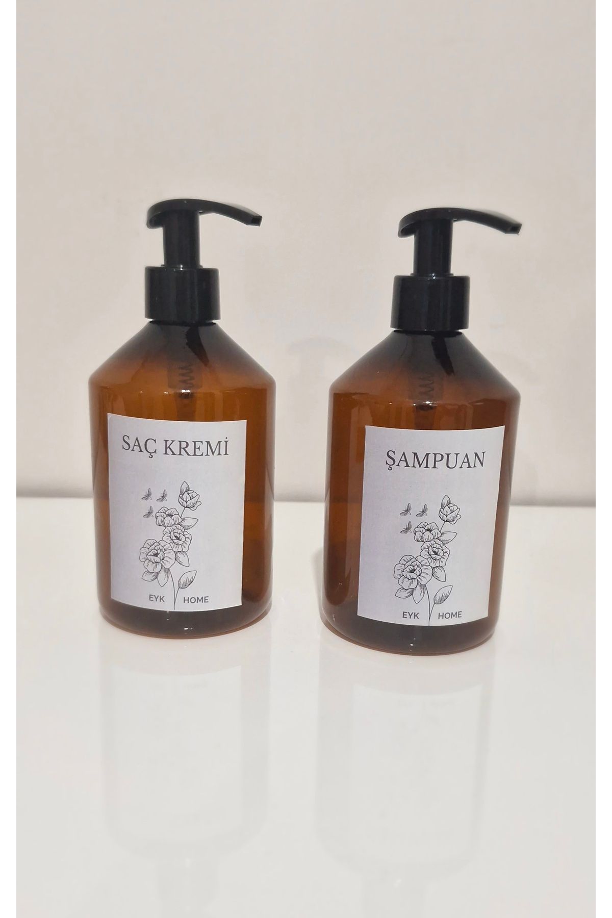 EYK HOME 2'Li Saç Kremi Ve Şampuanlık Bal Rengi 500 ML