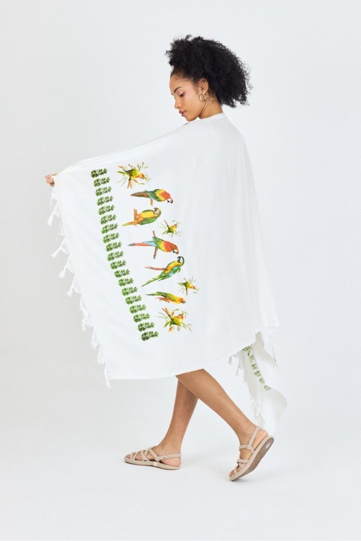 Mulberry-Πετσέτα θαλάσσης μπάνιου Samira Printed Bamboo Peshtemal 3