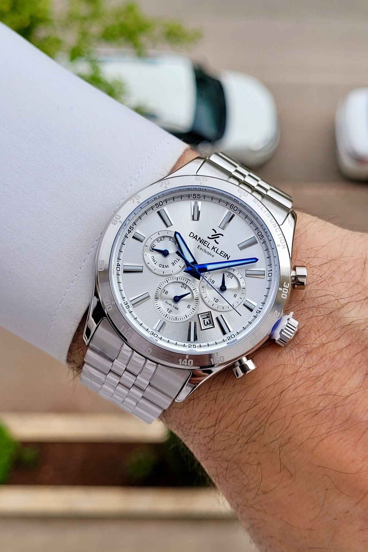 Daniel Klein Silver Renk 24 Ay Garantili Fonksiyonları Aktif Erkek Kol Saati