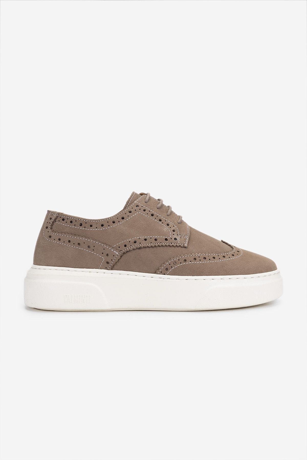 Valmenti Erkek Hakiki Deri Vizon Nubuk Sneakers & Spor Ayakkabı