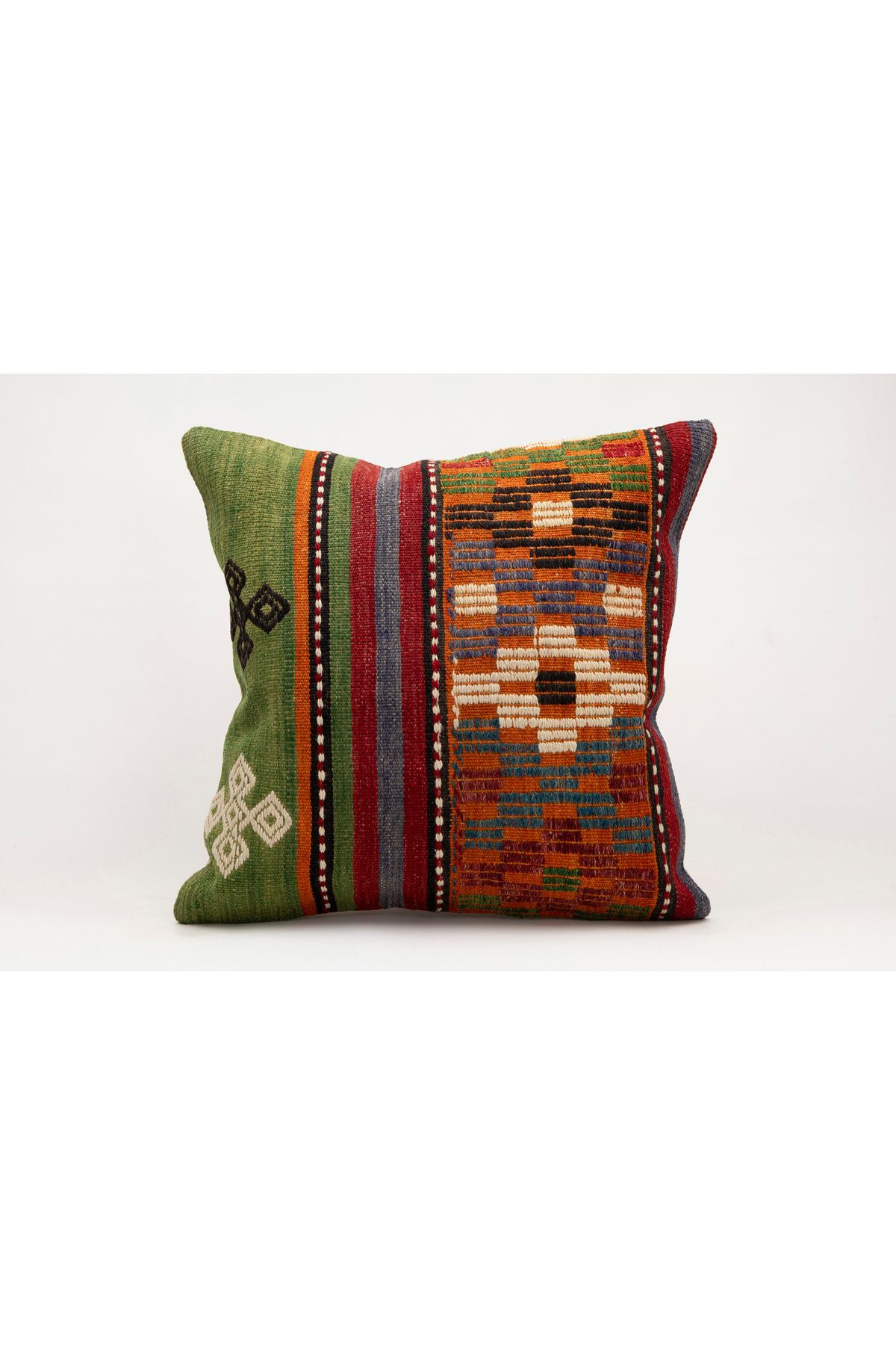 Kilim Whole Sale El Yapımı Kilim'den Yapılmış Yastık Kırlent Kılıfı, 50x50 cm