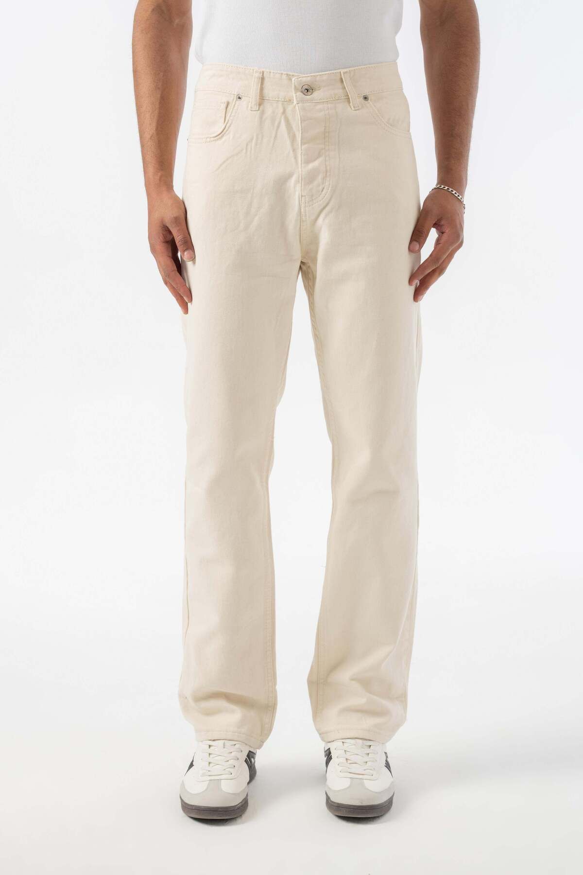 jaceyjace Baggy Jean Pantolon - Bej