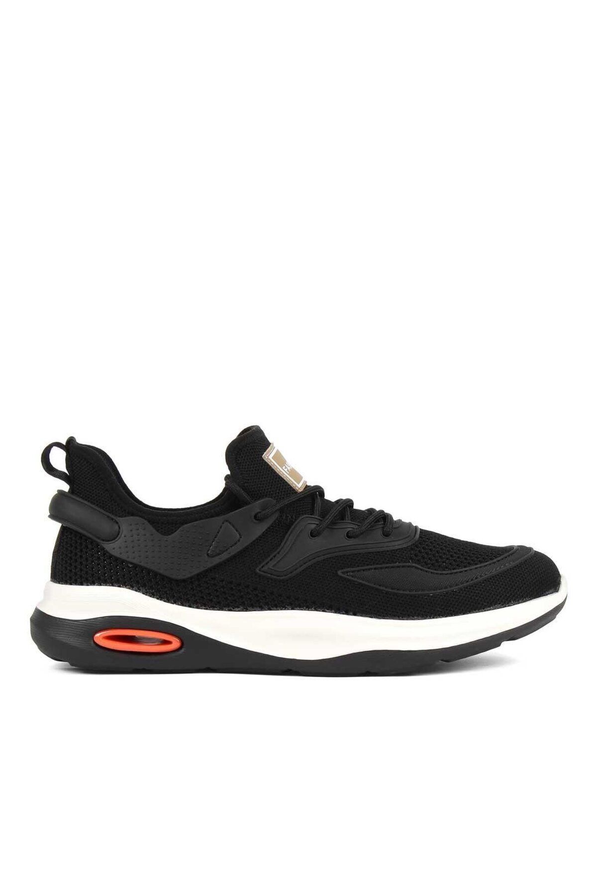 Celal Gültekin Erkek Siyah Bağcıklı Kalın Tabanlı Sneaker