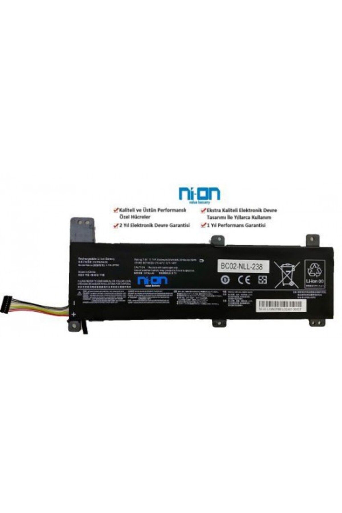 NION Lenovo 80U2003YTX 80U2007YTX uyumlu Notebook Batarya - Pil