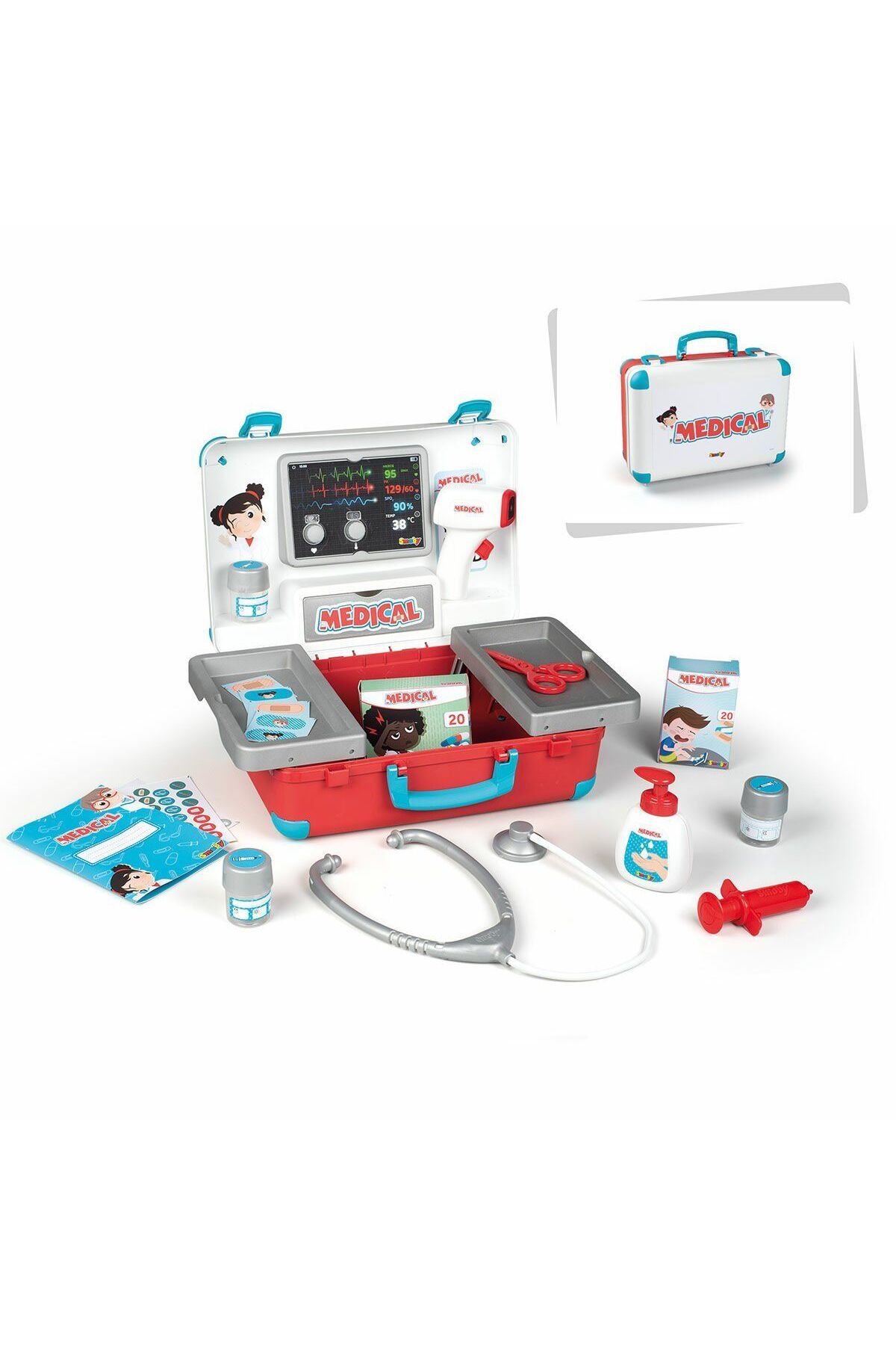 swilex 7600340103 Medikal Doktor Çanta Oyun Seti -Smoby