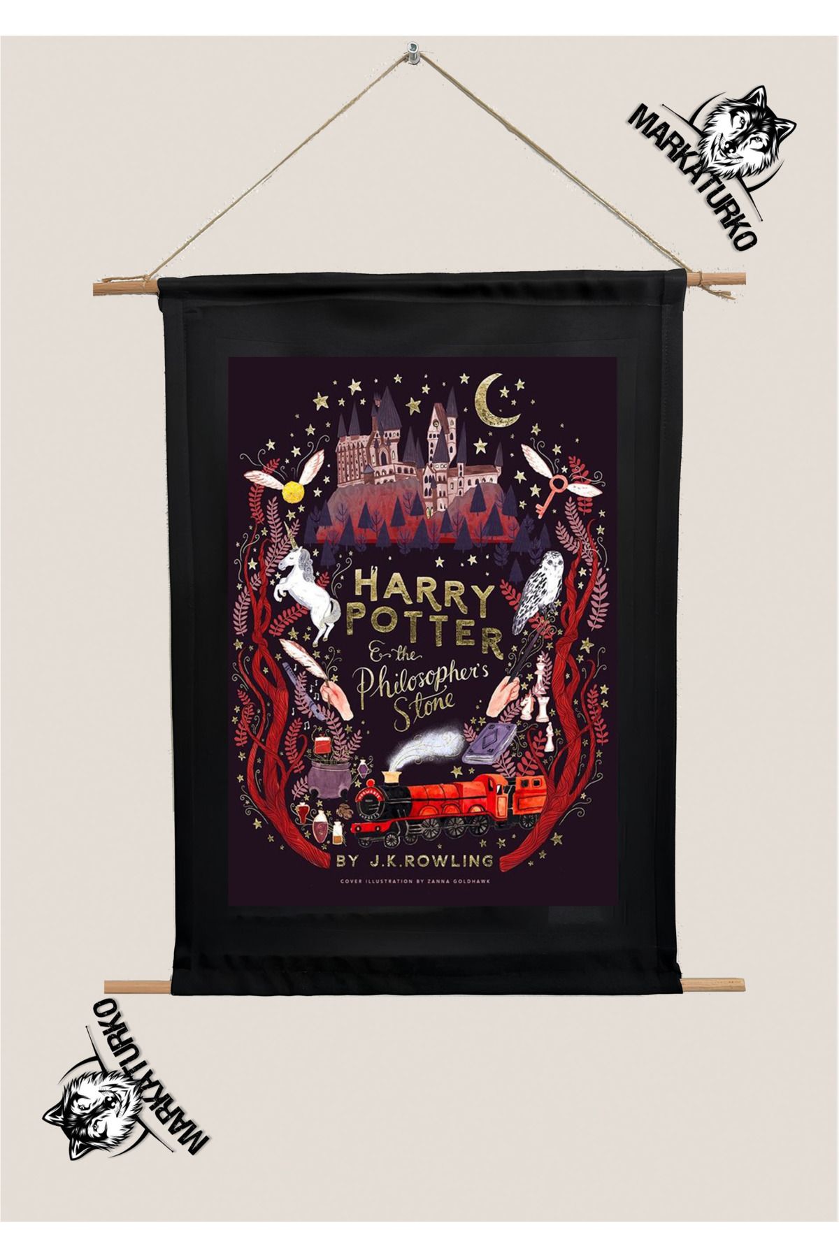 MarkaTurko HARRY POTTER ÖZEL TASARIM SÜBLİMASYON BASKI TABLO 405-5X