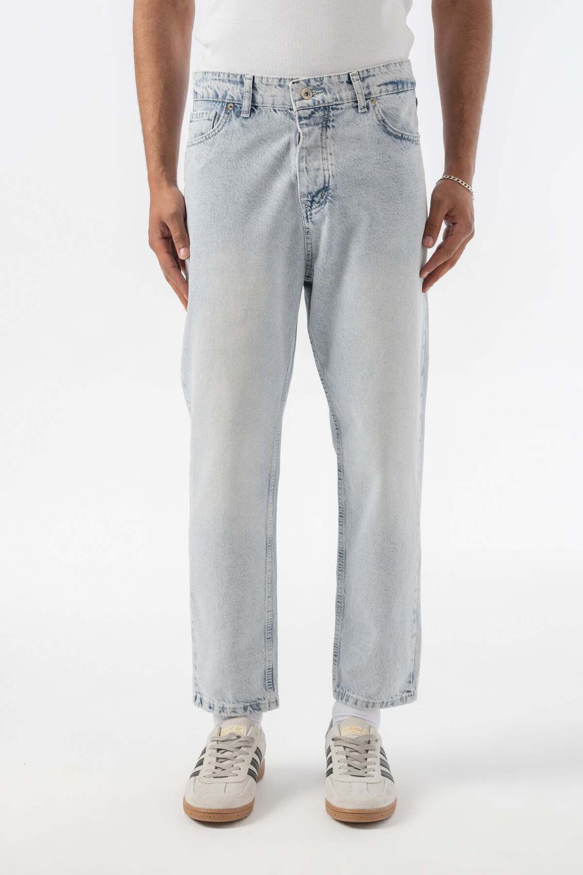 jaceyjace Boyfriend Jean Pantolon - Açık Mavi
