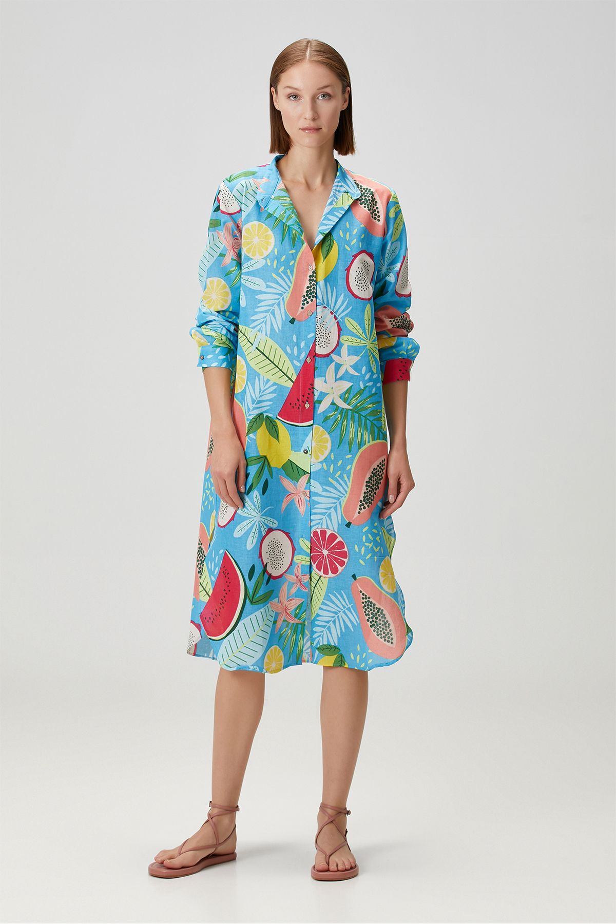 Barine Eden Garden Kimono Baskılı L/XL