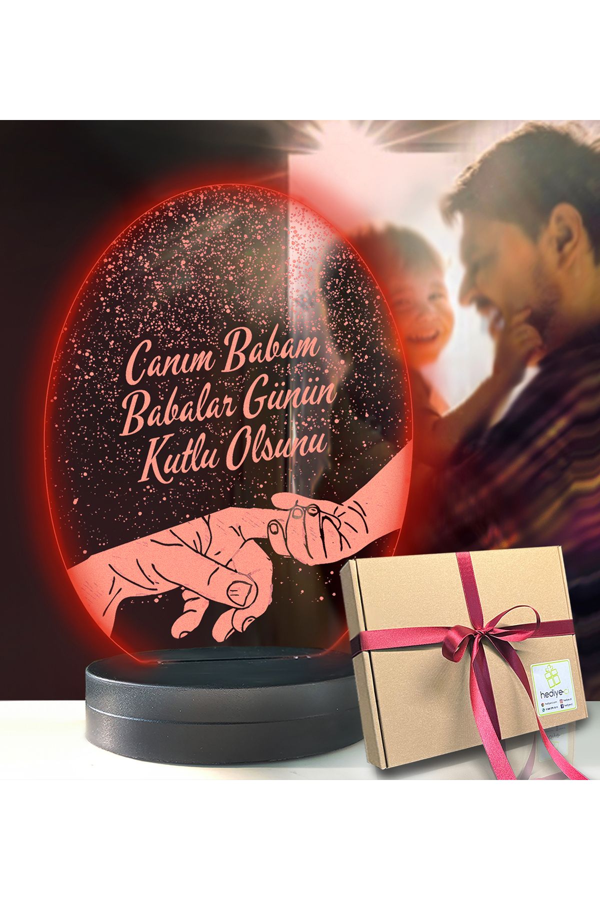hediye-ci Babalara Özel Led Lamba