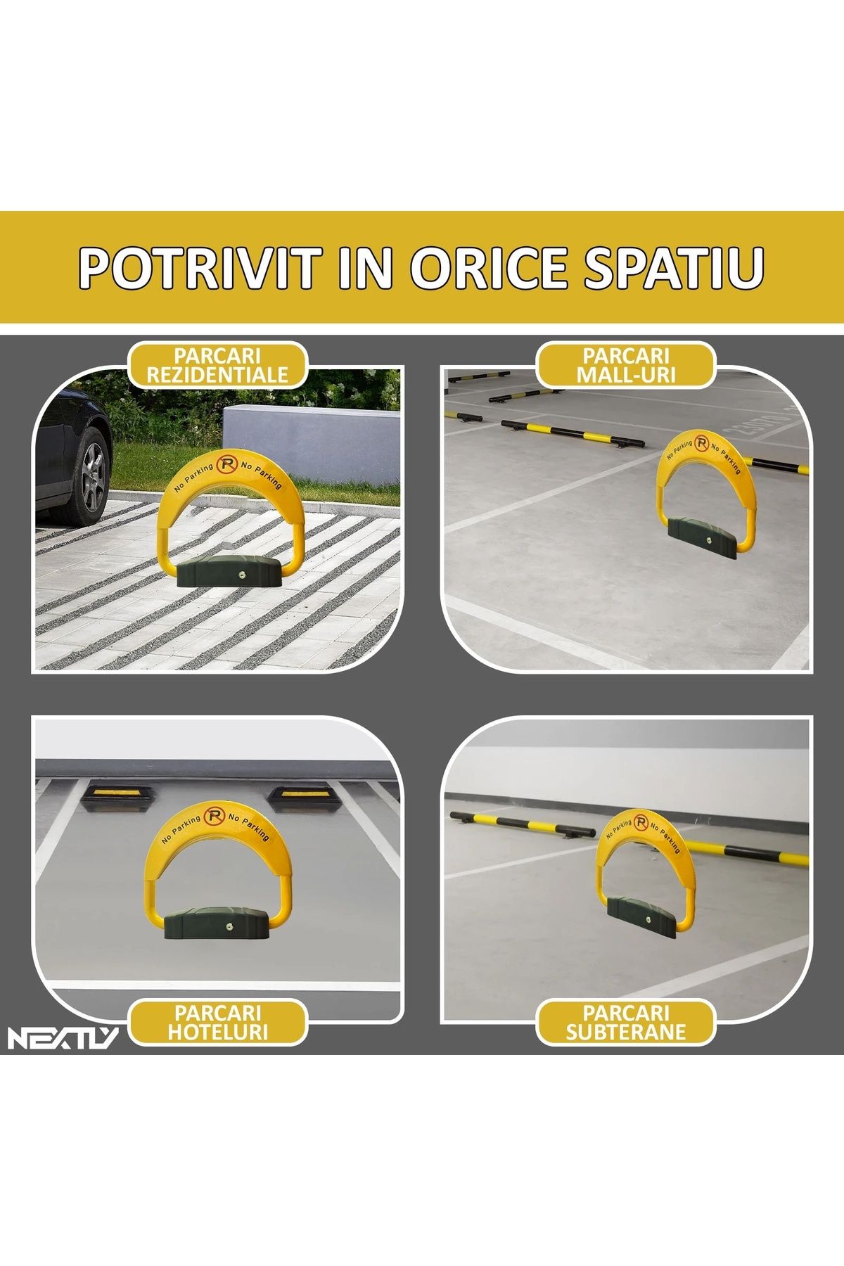 NEXTLY-Automatic Parking Lock, , Remote Control, 50m, Function 8