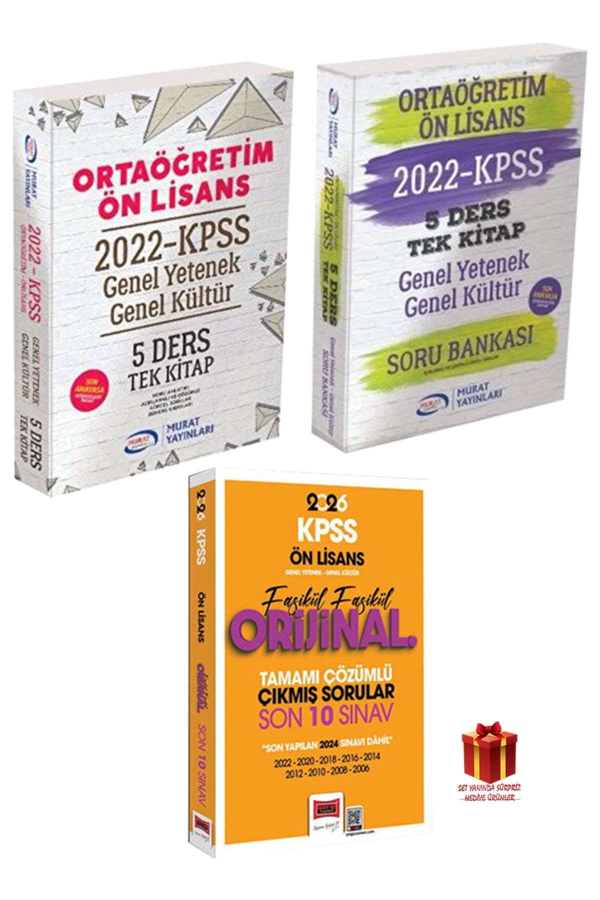Yargı Yayınları Ortaöğretim Konu Anl.-Soru Bankası-Tamamı Çözümlü Son 10 Sınav+Hediye