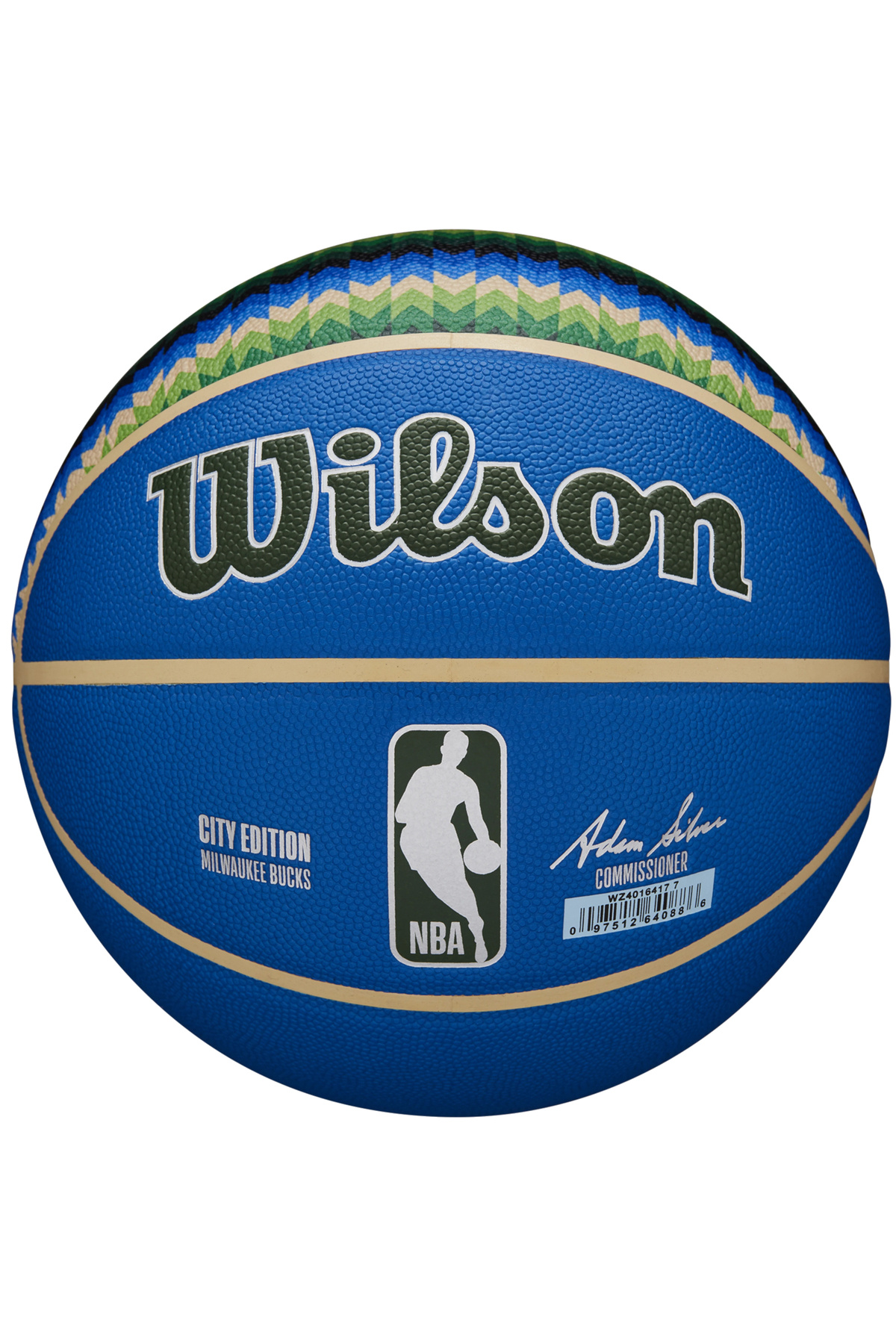 Wilson-Minge NBA Team City Collector Milwaukee Bucks, minge de baschet unisex 2