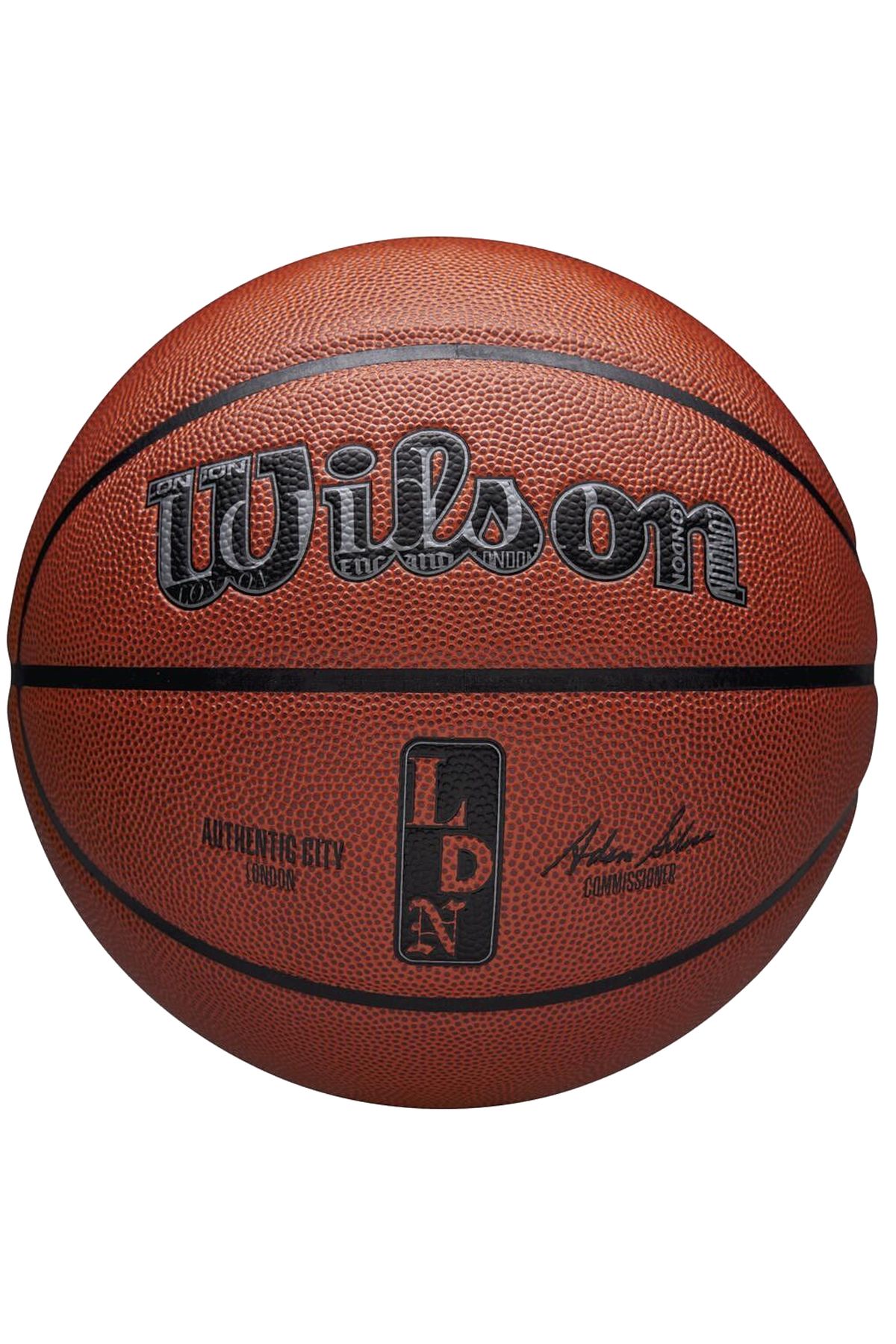 Wilson Minge Nba Autentică City London, Minge De Baschet Unisex - One Size