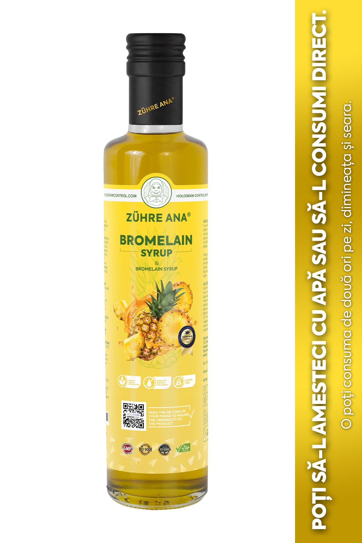 Zühre Ana-Natural Syrup With Bromelain 250ml – Reduces Inflammation, Supports Digestion and Eliminates Edema 5