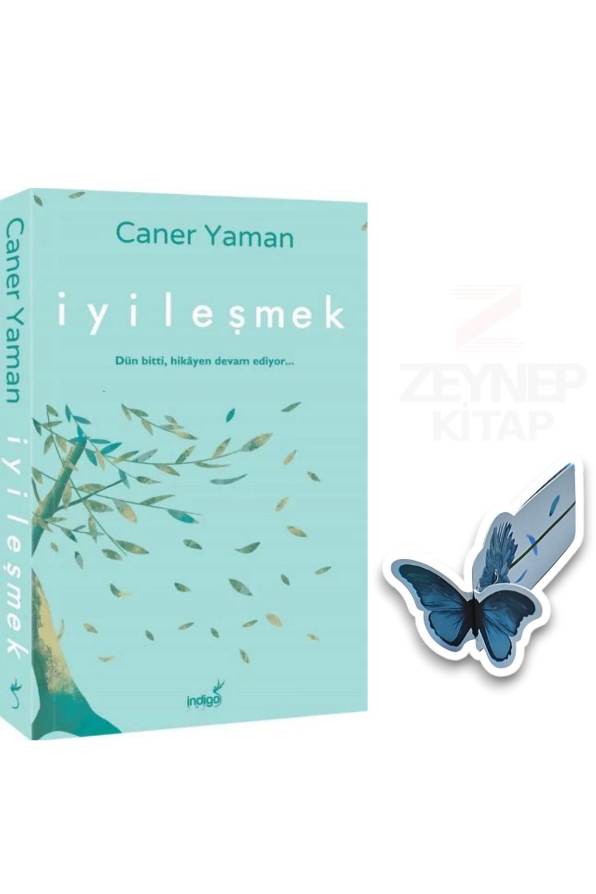 İndigo Kitap İyileşmek - Caner Yaman (Özel Tasarım Hareketli Kelebek Ayraç Hediye)