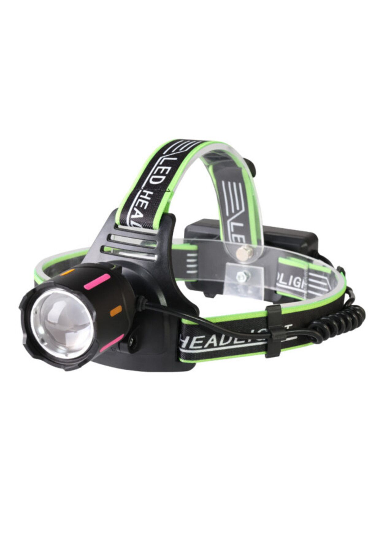 Halbart Headlight JY-903 Şarjlı LED Kafa Lambası, Profesyonel Kafa Feneri Şarjlı, Baş Lambası 20 Watt