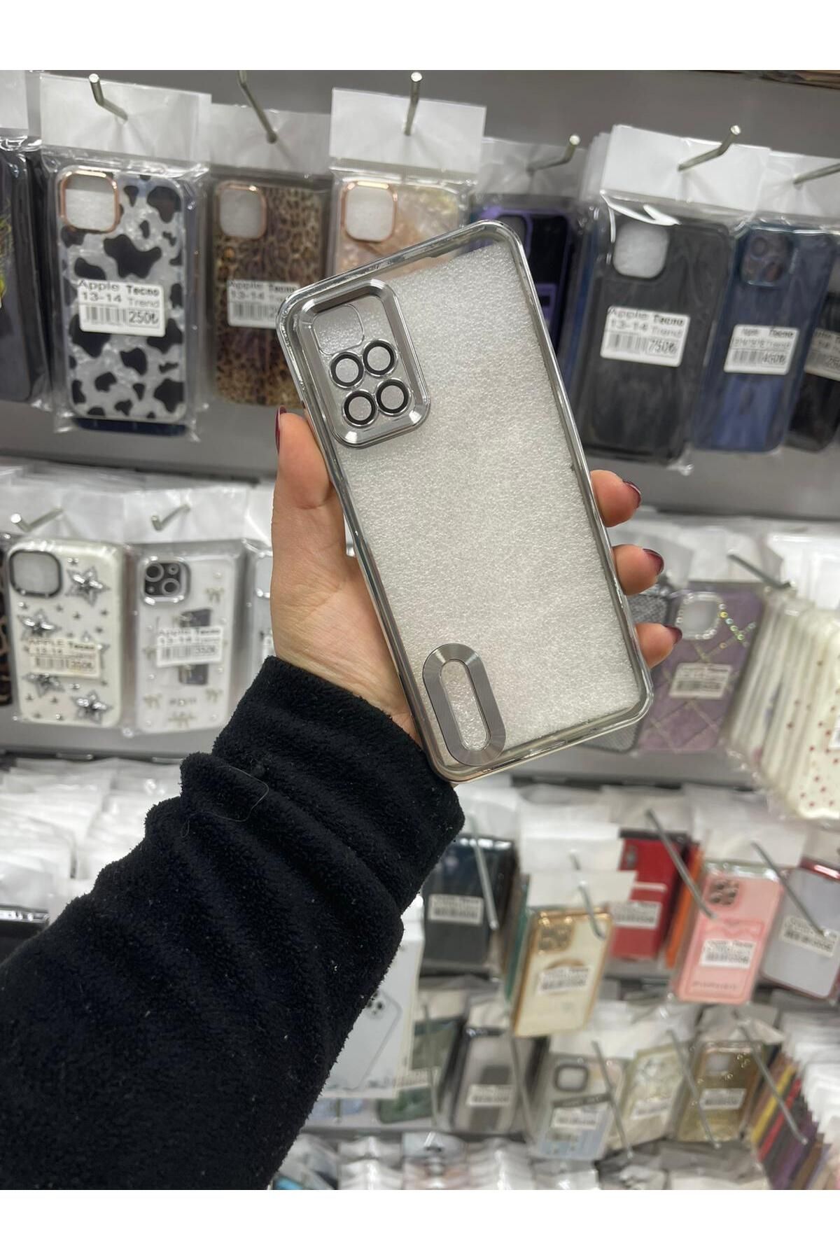 TECNOTREND Redmi 10 2022 Kılıf Kamera Korumalı Logo Gösteren Omega Kapak