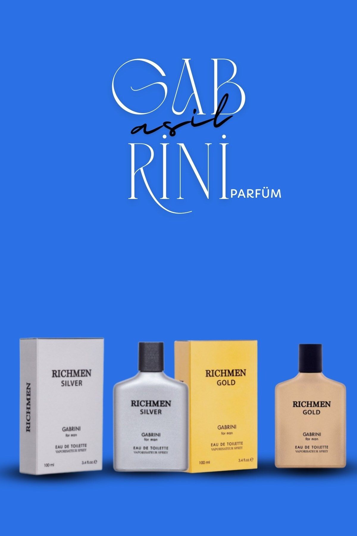 Gabrini Asil Erkek Parfüm Set 100 Ml Edt