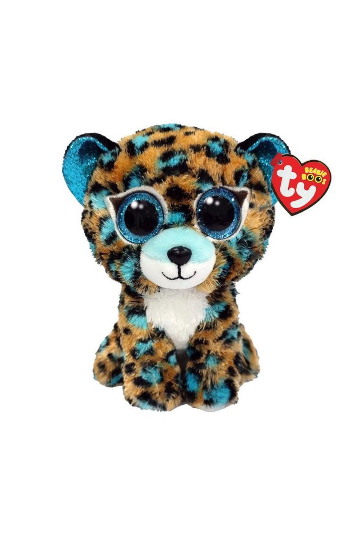 swilex Turkuaz Benekli Leopar Peluş Cobalt 15 cm