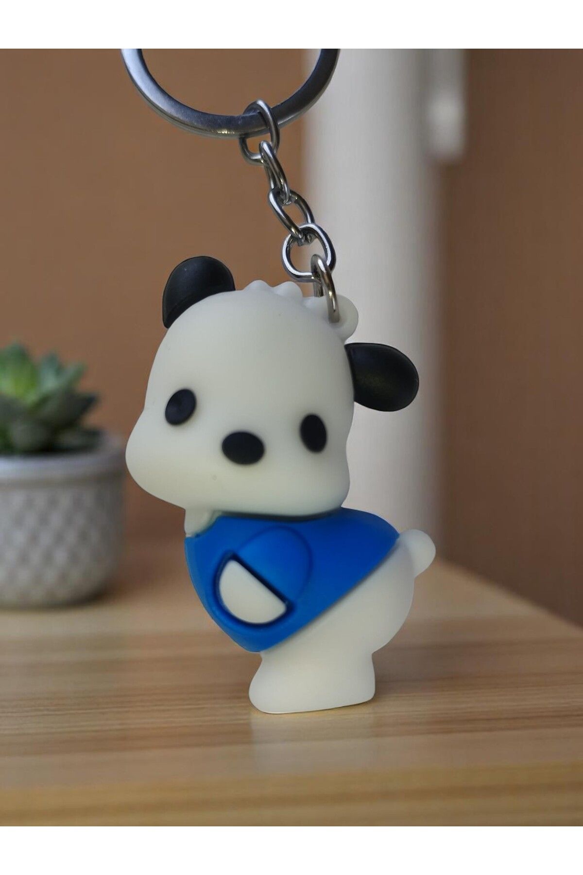 VerdeHome Sevimli Panda Anahtarlık – 3D Tasarımlı Karikatür Figürü