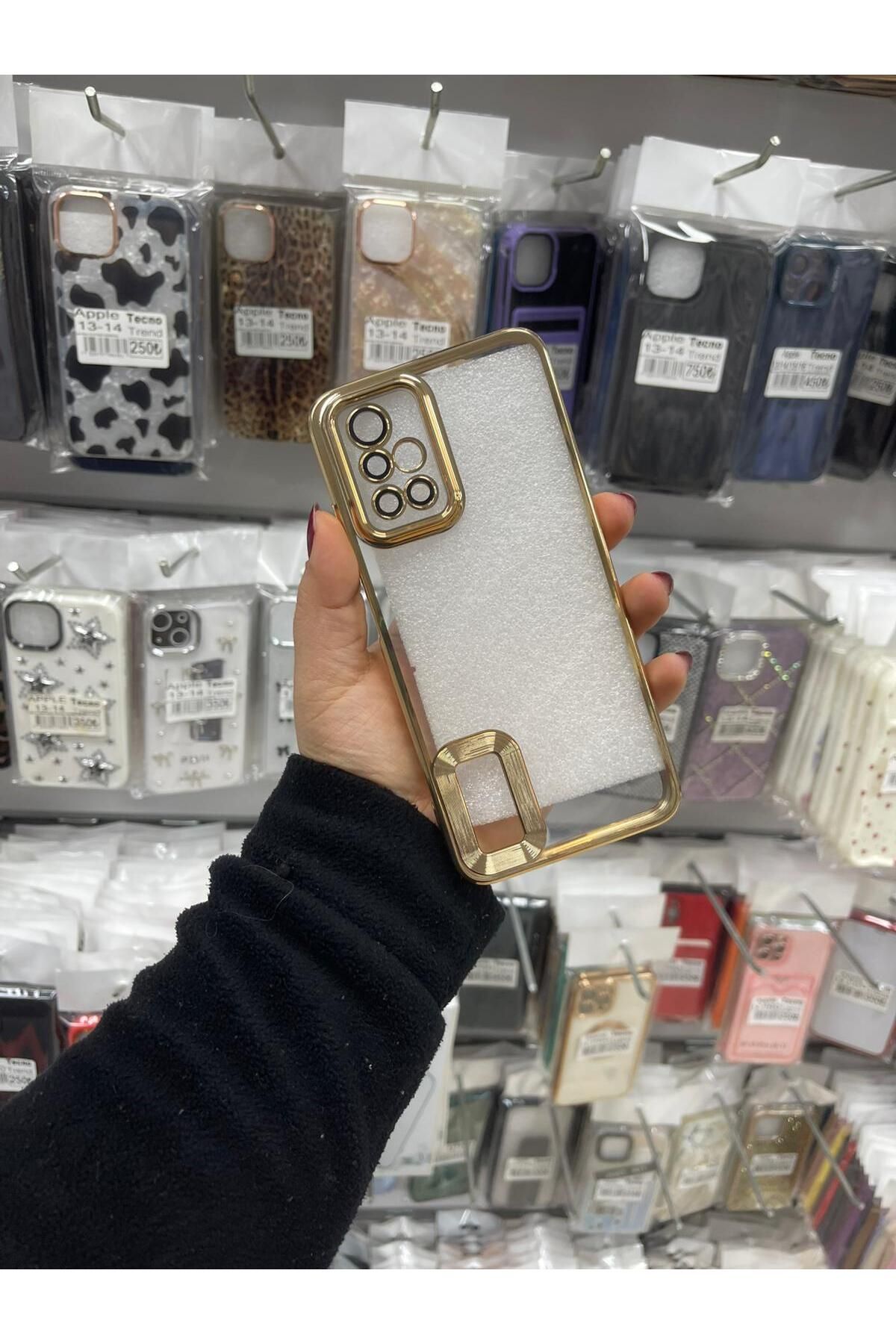 TECNOTREND Redmi 10 2022 Kılıf Kamera Korumalı Logo Gösteren Omega Kapak